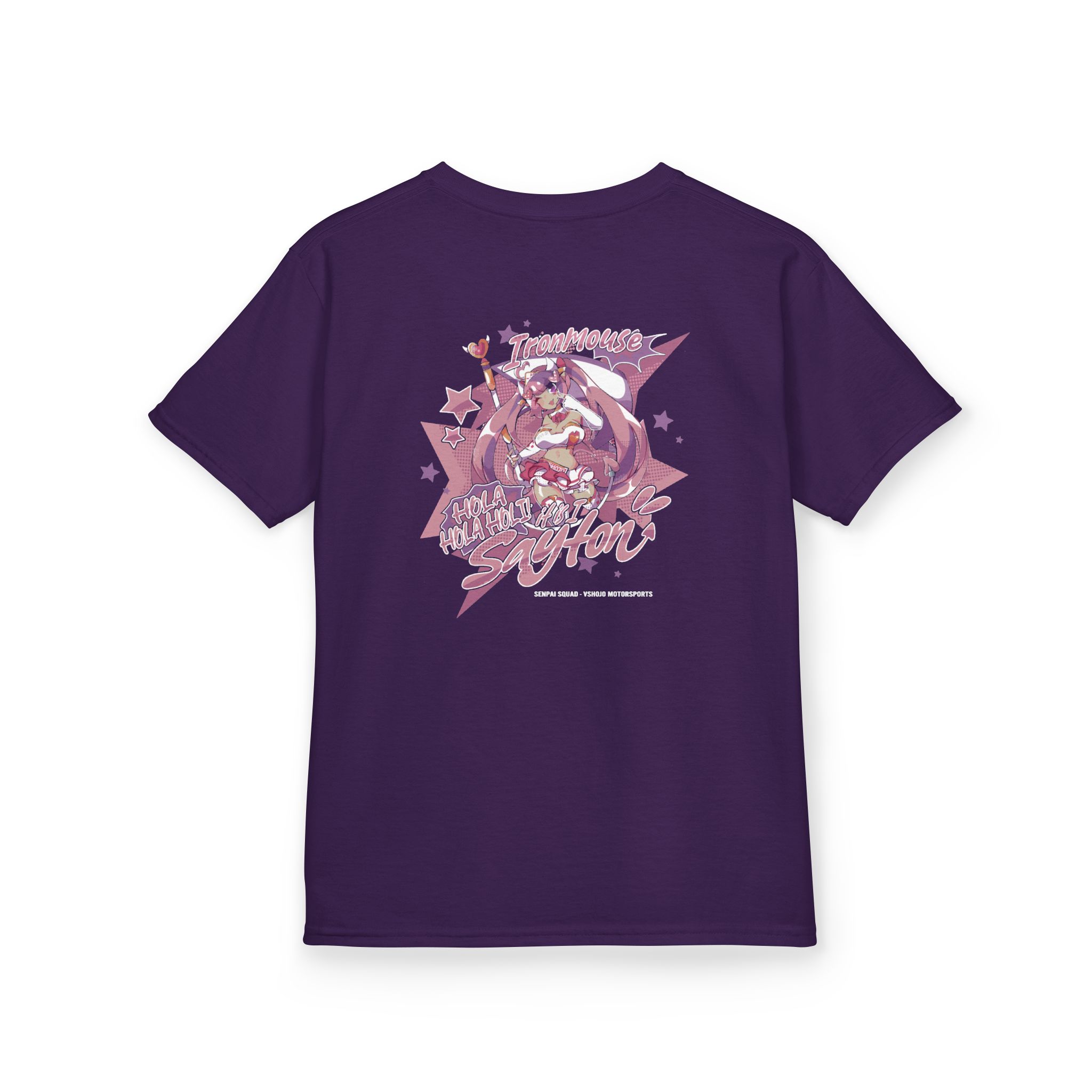 Ironmouse V2 Vshojo X Senpai Squad Kids Heavy Cotton™ Tee - Image 8