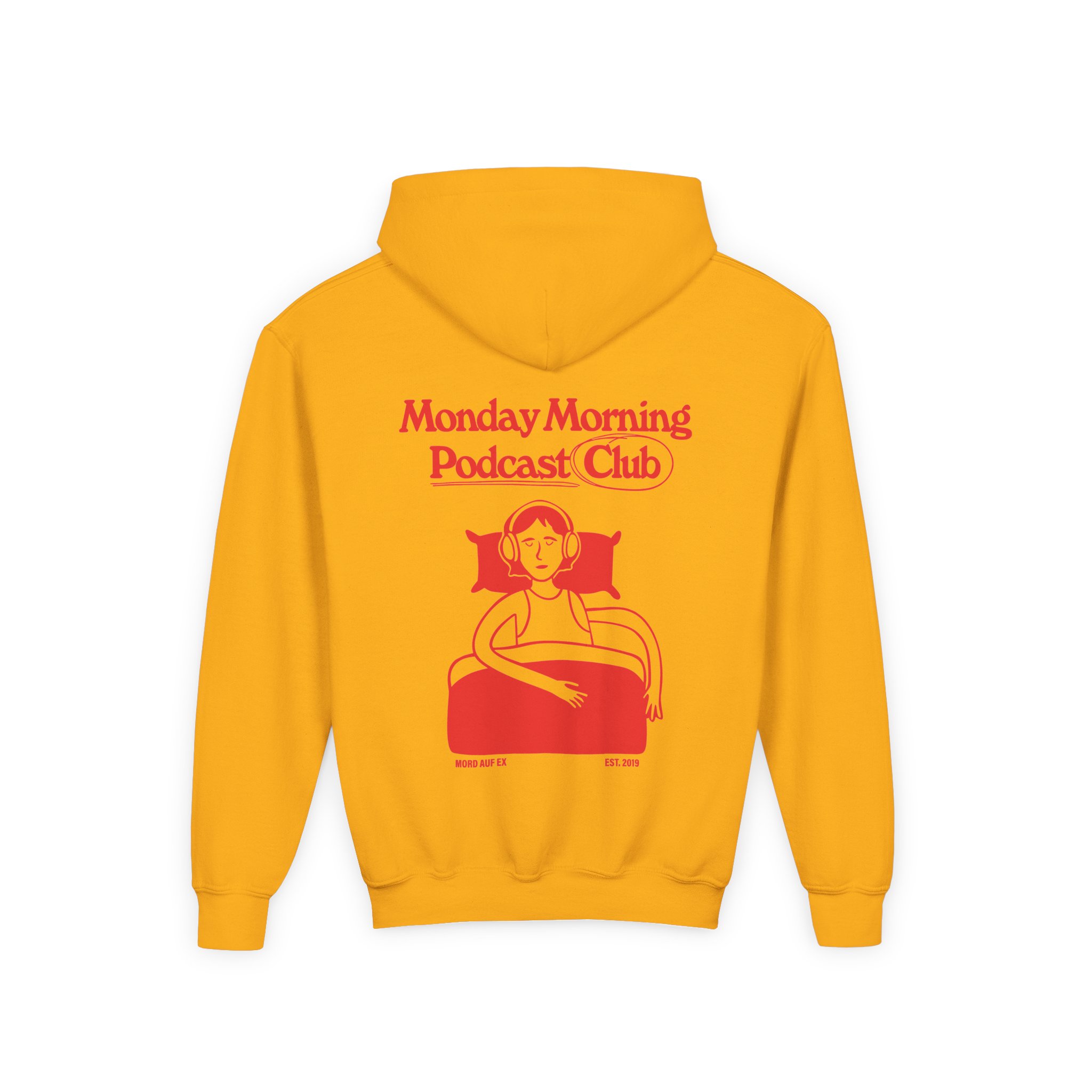 Youth Mord Auf Ex Monday Club Heavy Blend Hooded Sweatshirt - Image 6