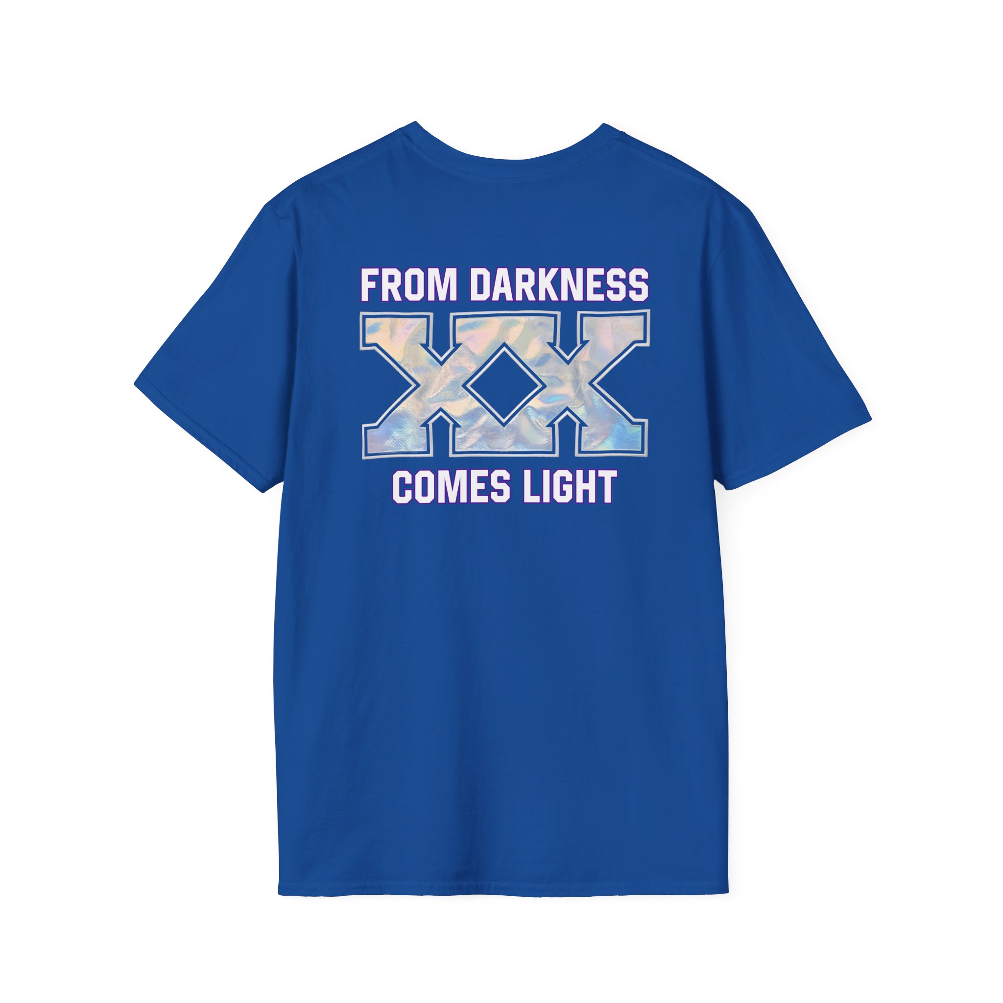 Deathpact From Darkness xx Comes Light Unisex Softstyle T-shirt - Image 12