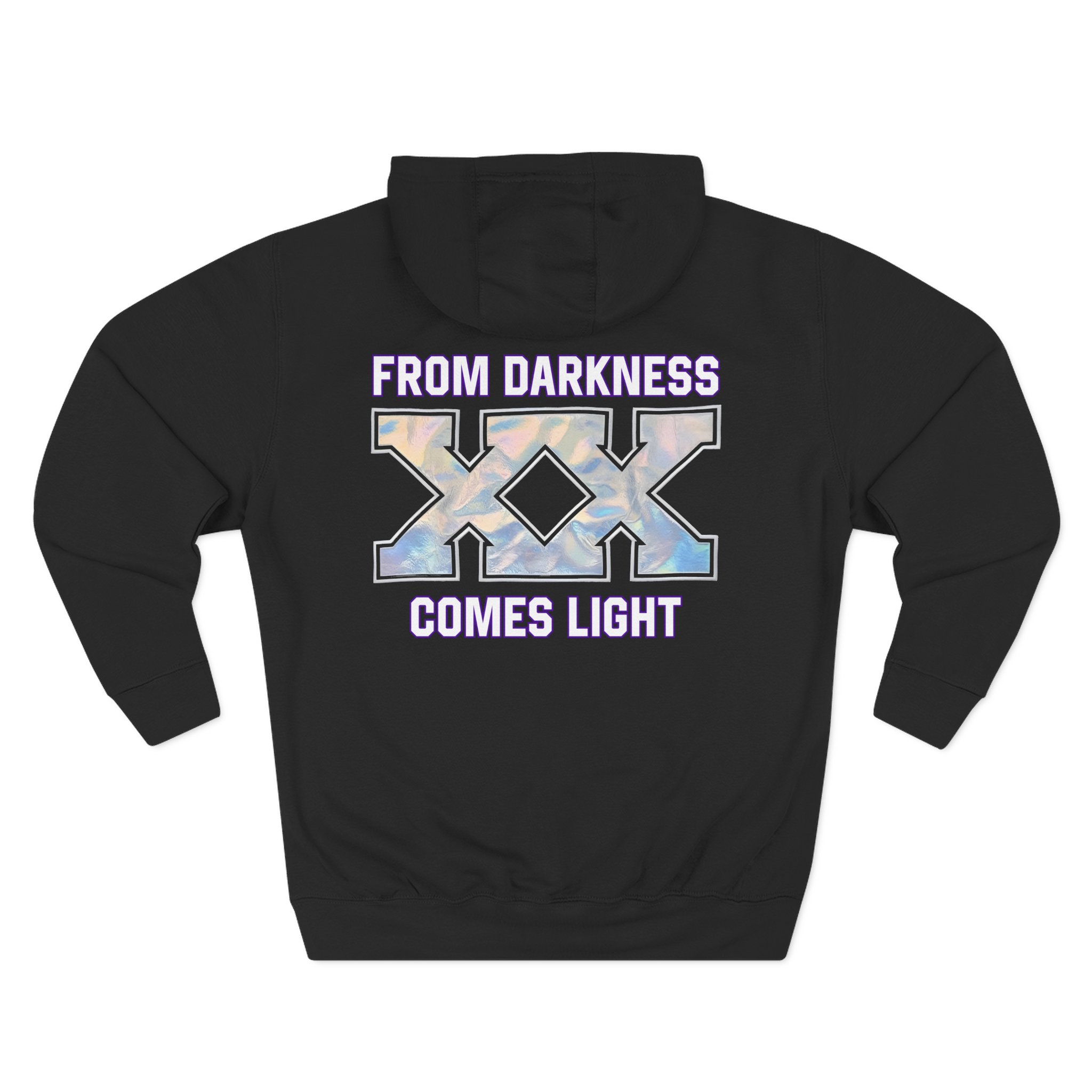 Deathpact From Darkness xx Comes Light Three-Panel Fleece Hoodie - Image 2