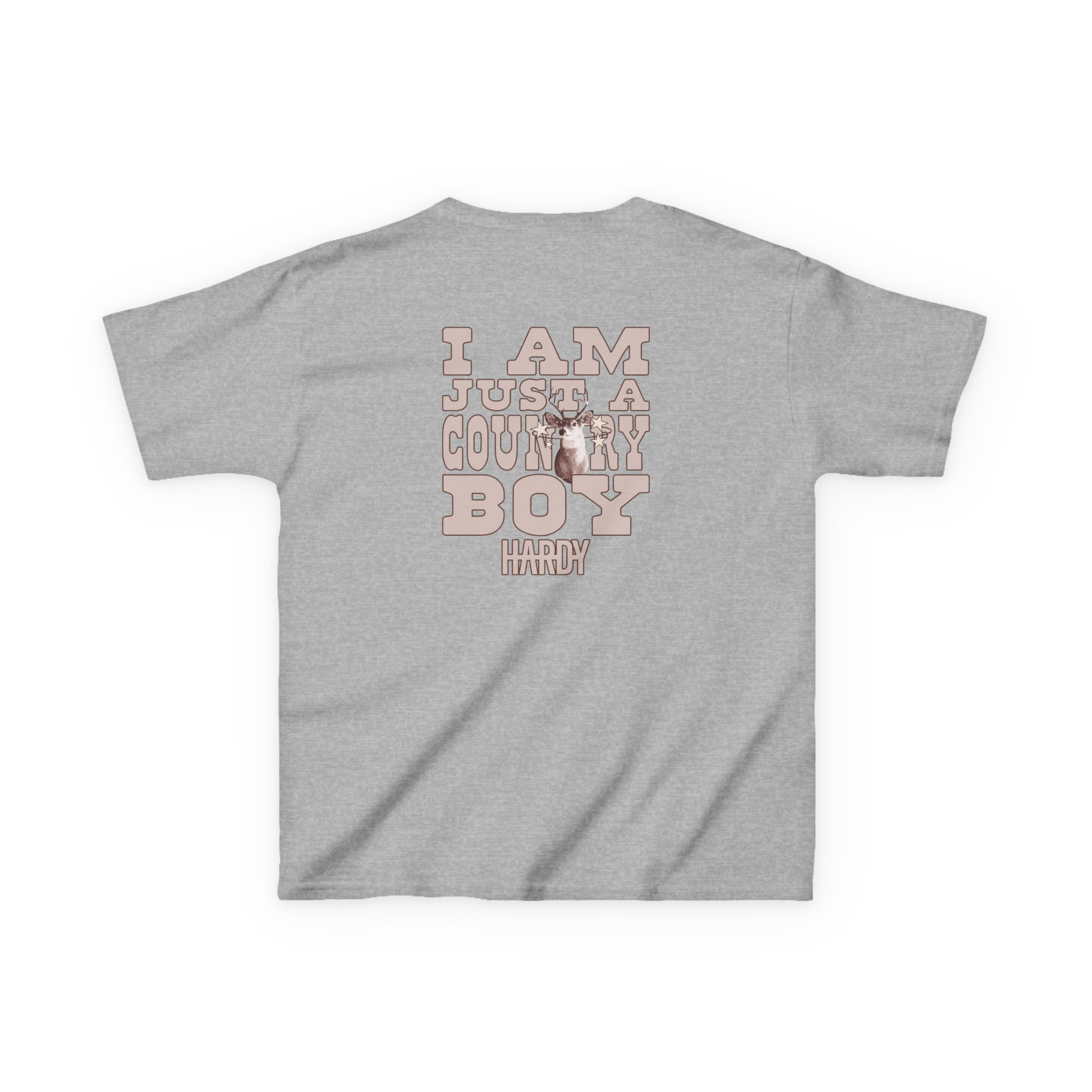 Hd I Am Just a Country Boy Crewneck Kids Heavy Cotton™ Tee - Image 8
