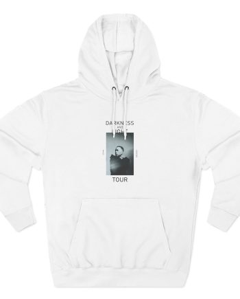 John Legend Darkness Portrait Three-Panel Fleece Hoodie
