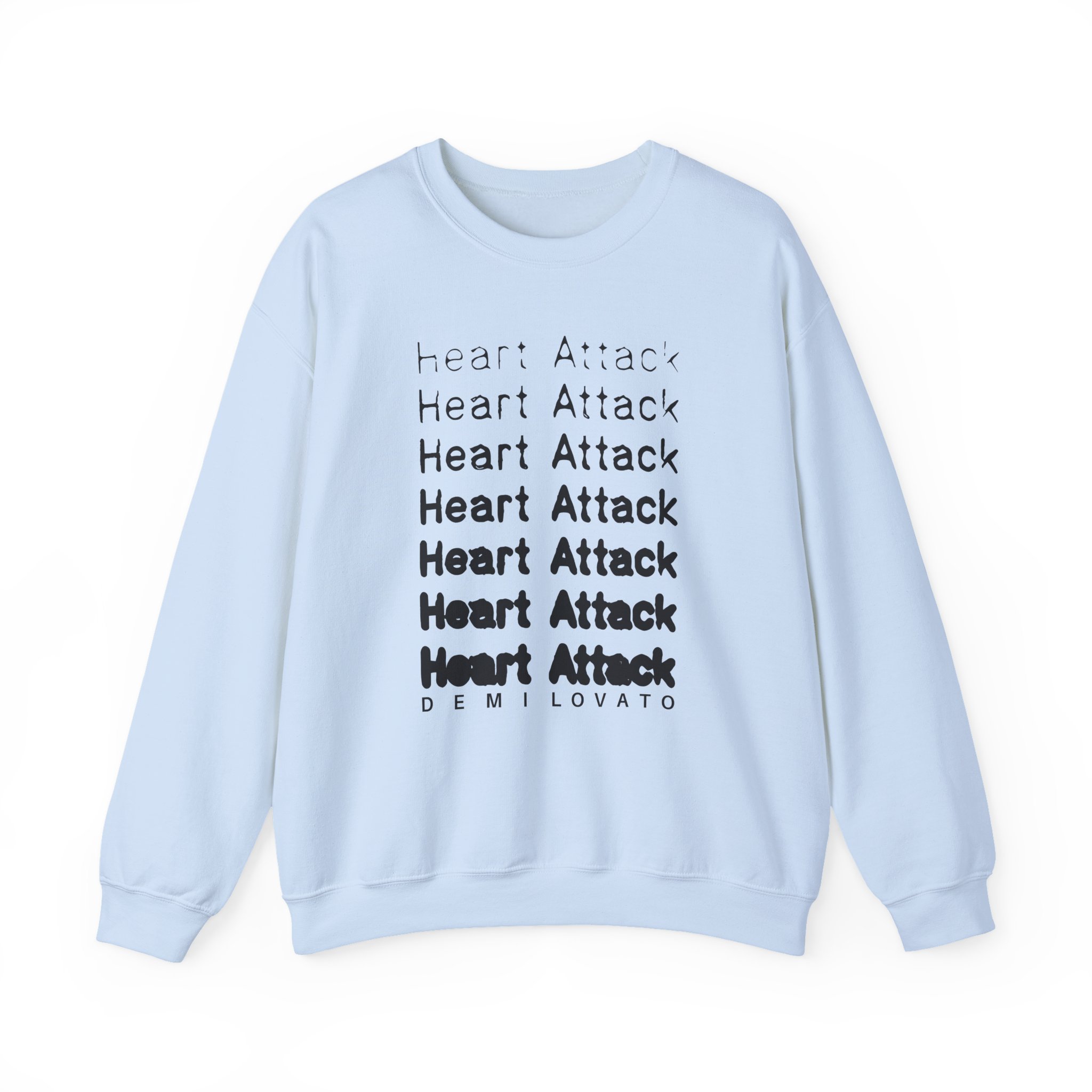 D L Heart Attack Anniversary Unisex Heavy Blend™ Crewneck Sweatshirt - Image 7