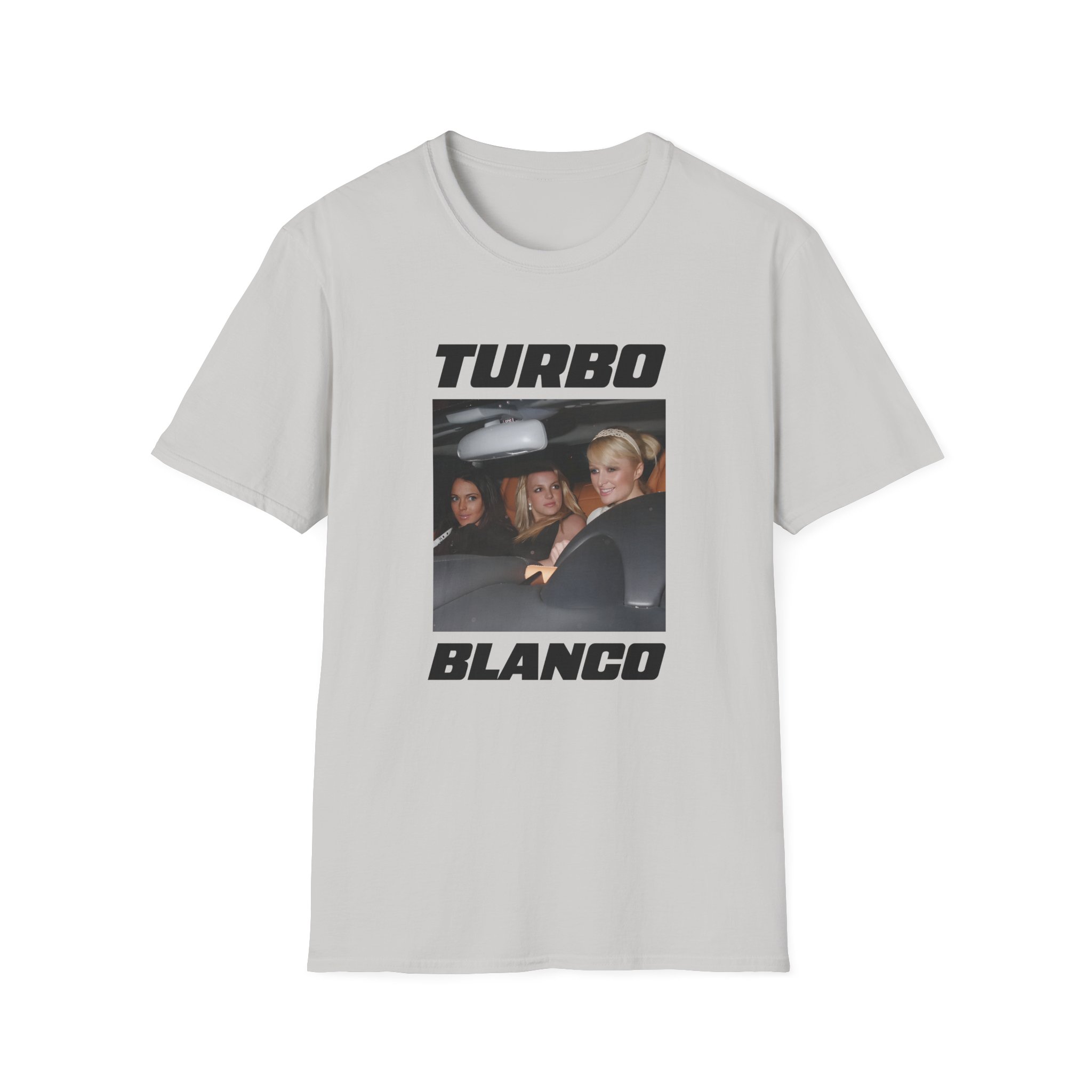 Chris Lorenzo Turbo Blanco Unisex Softstyle T-shirt - Image 5