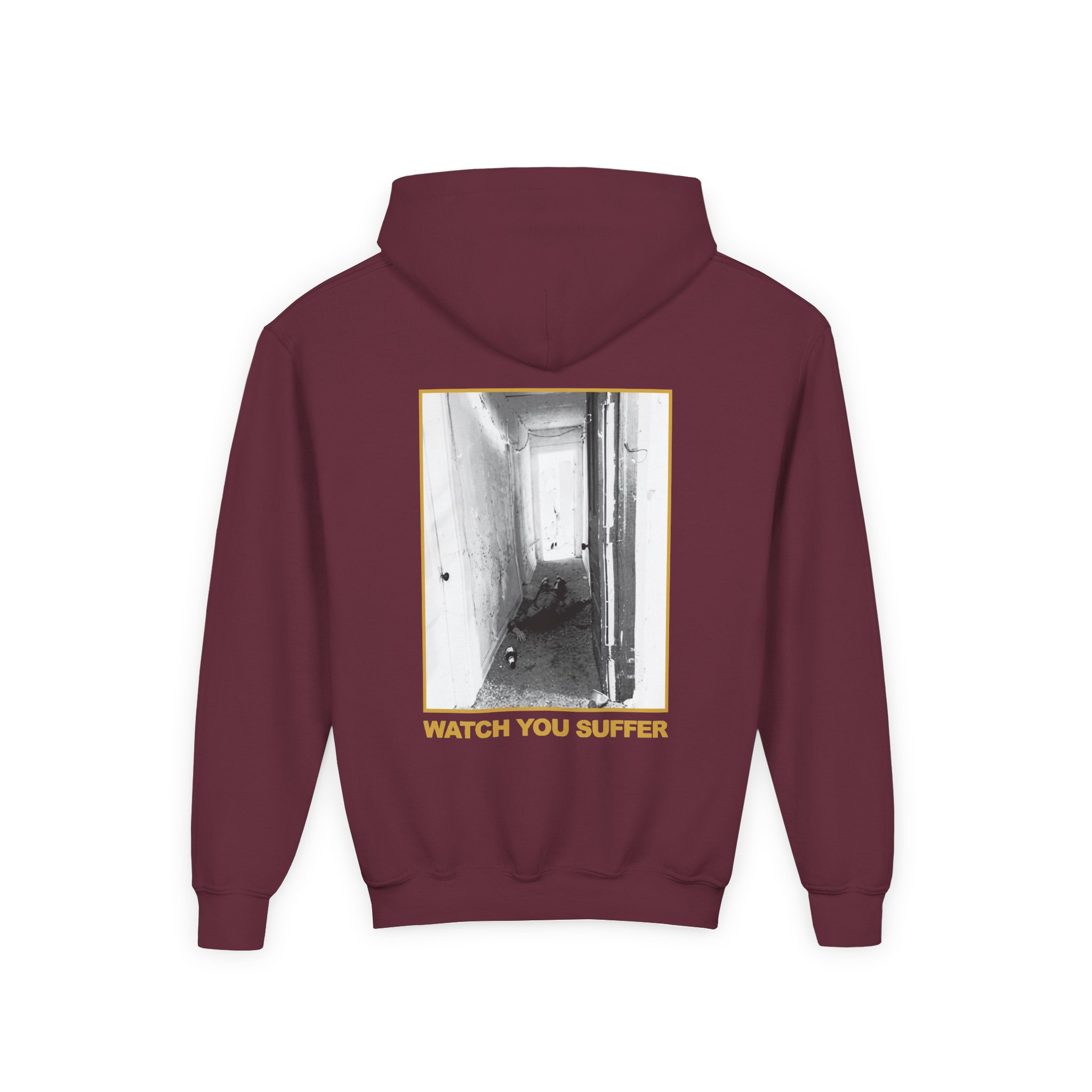 Youth Weekend Nachos Watch You Suffer Heavy Blend Hooded Sweatshirt - Image 4