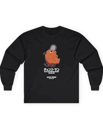 Chainsaw Man X Dim Mak Pochita Unisex Ultra Cotton Long Sleeve Tee