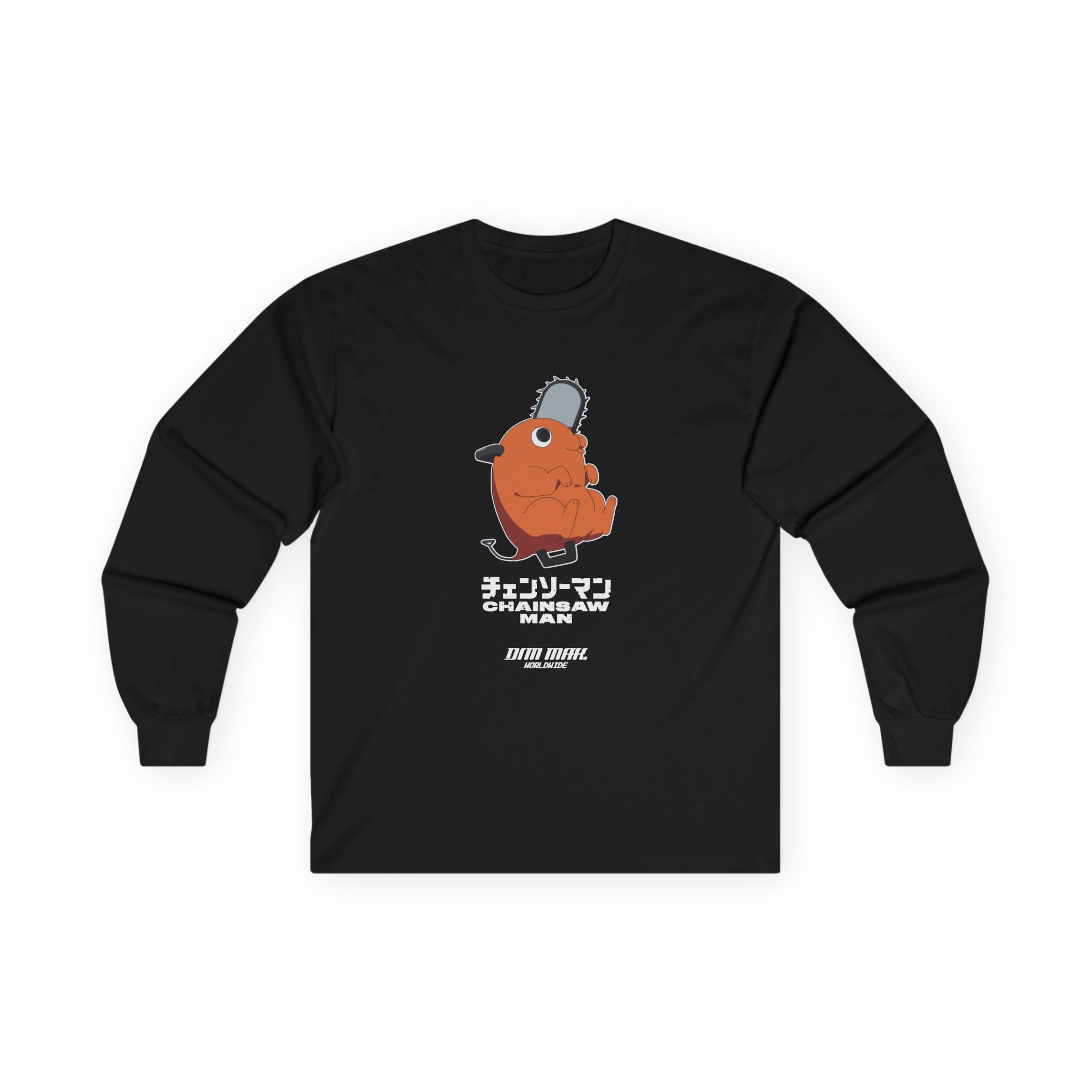 Chainsaw Man X Dim Mak Pochita Unisex Ultra Cotton Long Sleeve Tee