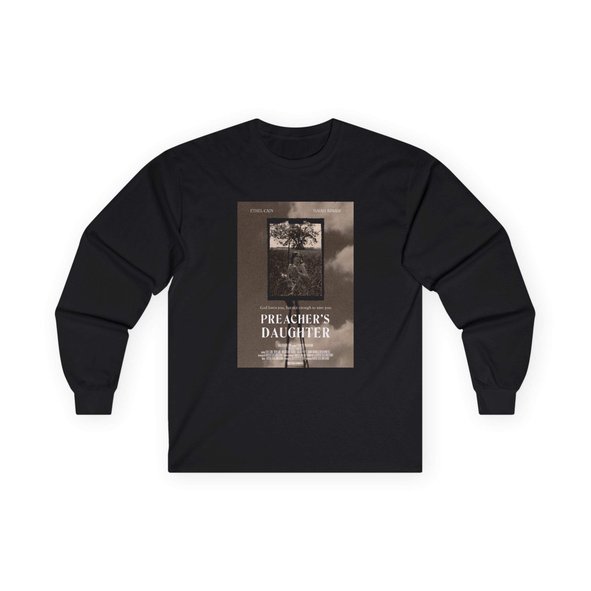 Ethel Cain Preacher's Daughter Movie Poster Unisex Ultra Cotton Long Sleeve Tee - Image 3