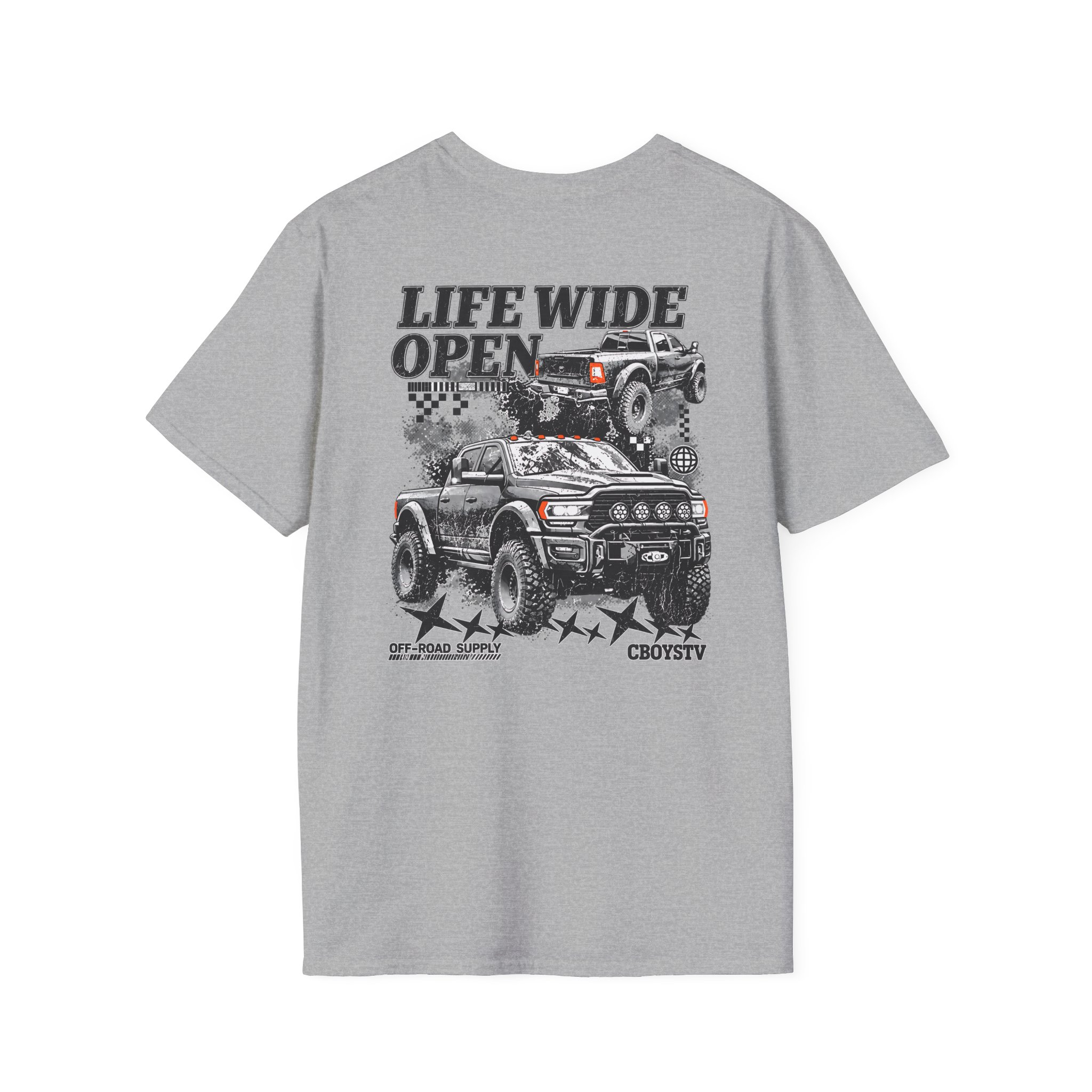 Cboystv Prospector Whiteout Unisex Softstyle T-Shirt - Image 8