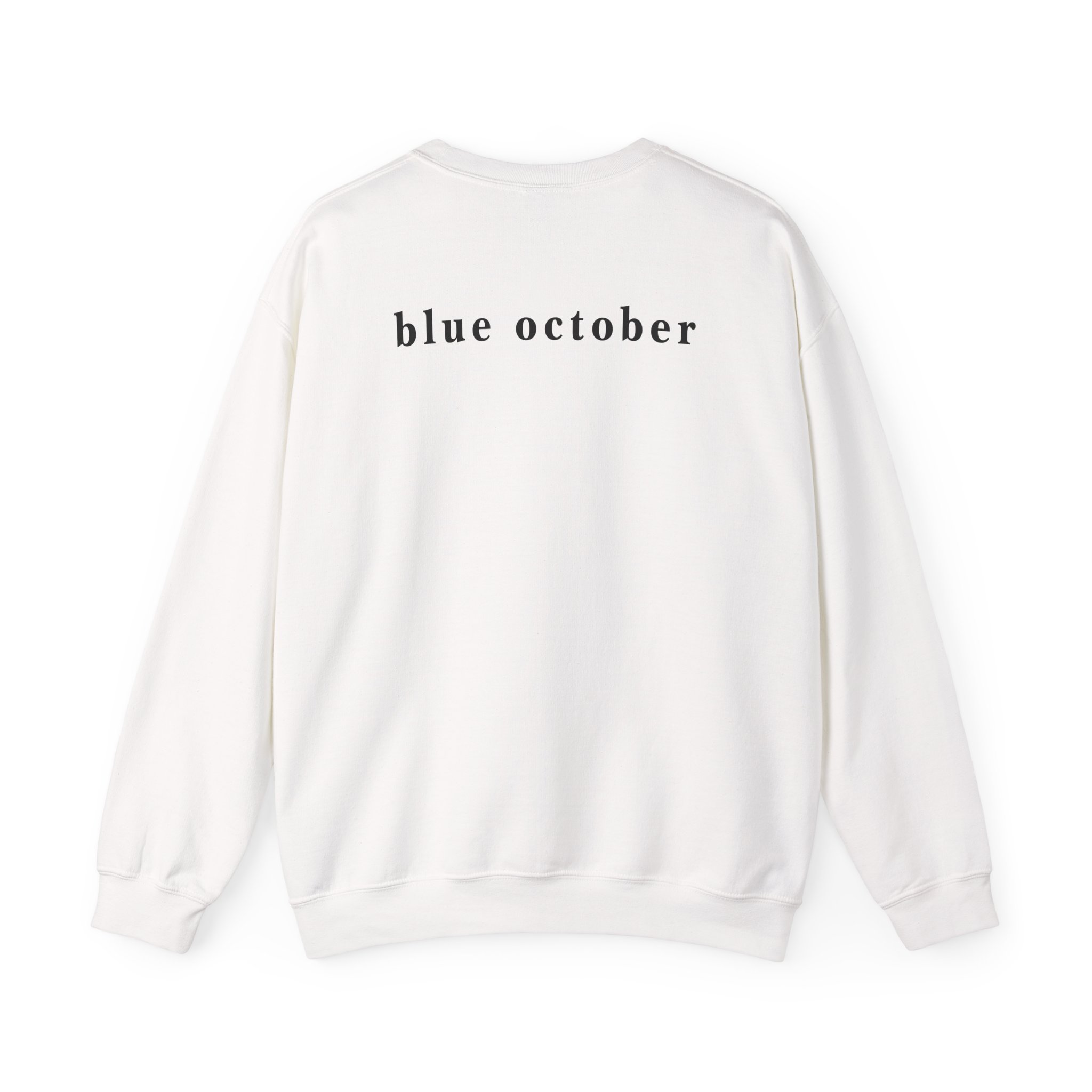 Blue October Big Rose Unisex Heavy Blend™ Crewneck Sweatshirt - Image 4