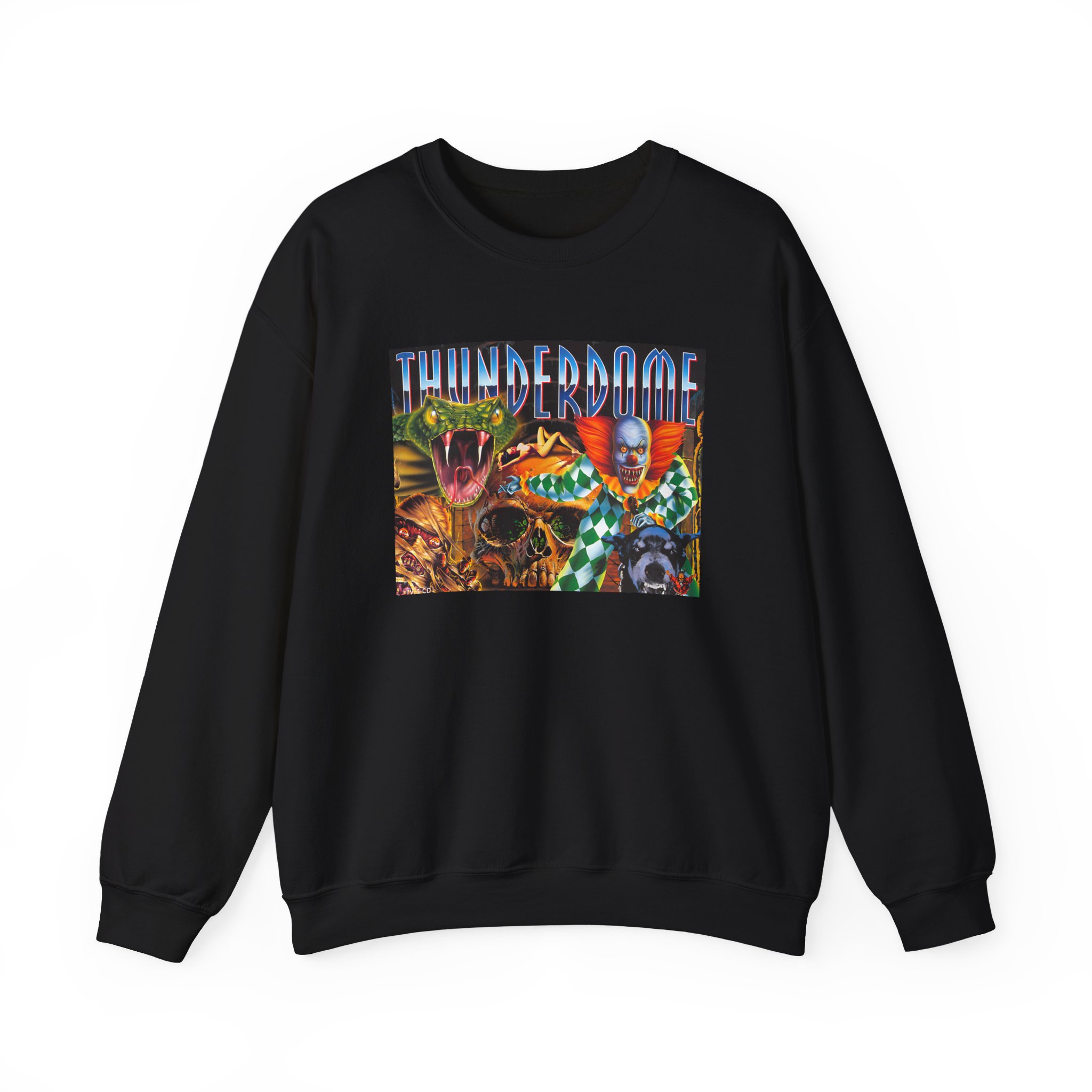 Thunderdome Hardcore Will Never Die Unisex Heavy Blend™ Crewneck Sweatshirt