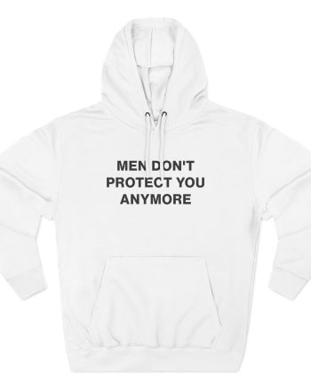 Jenny Holzer Men Don´t Protect You Anymore Three-Panel Fleece Hoodie
