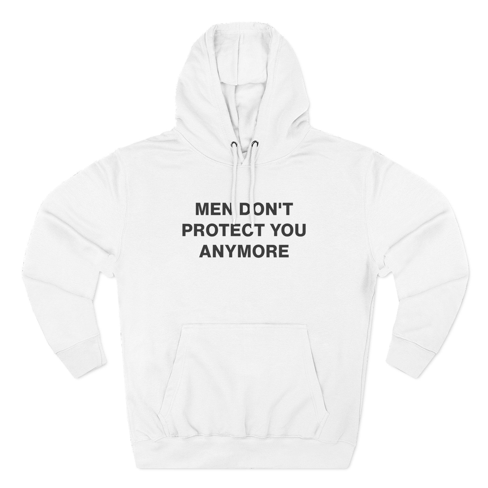 Jenny Holzer Men Don´t Protect You Anymore Three-Panel Fleece Hoodie