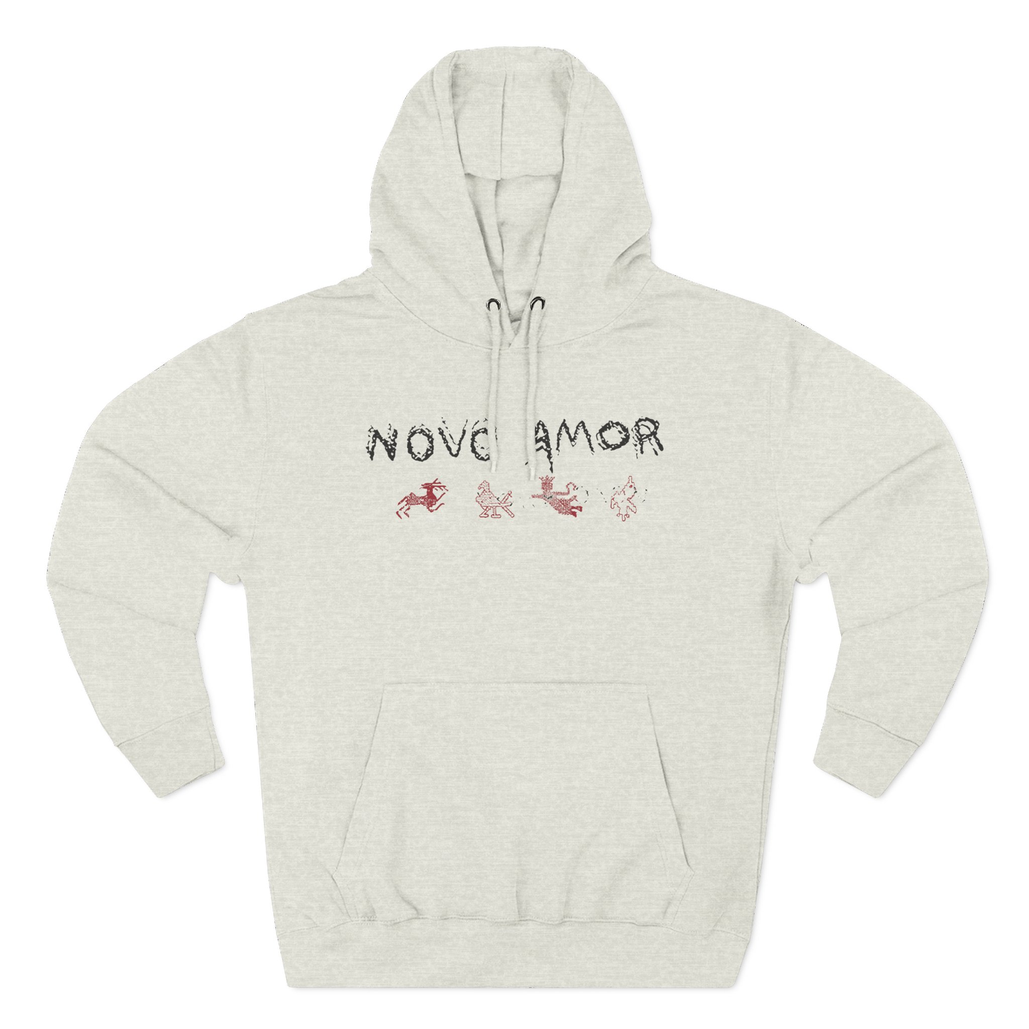 Novo Amor Symbols Three-Panel Fleece Hoodie - Image 7