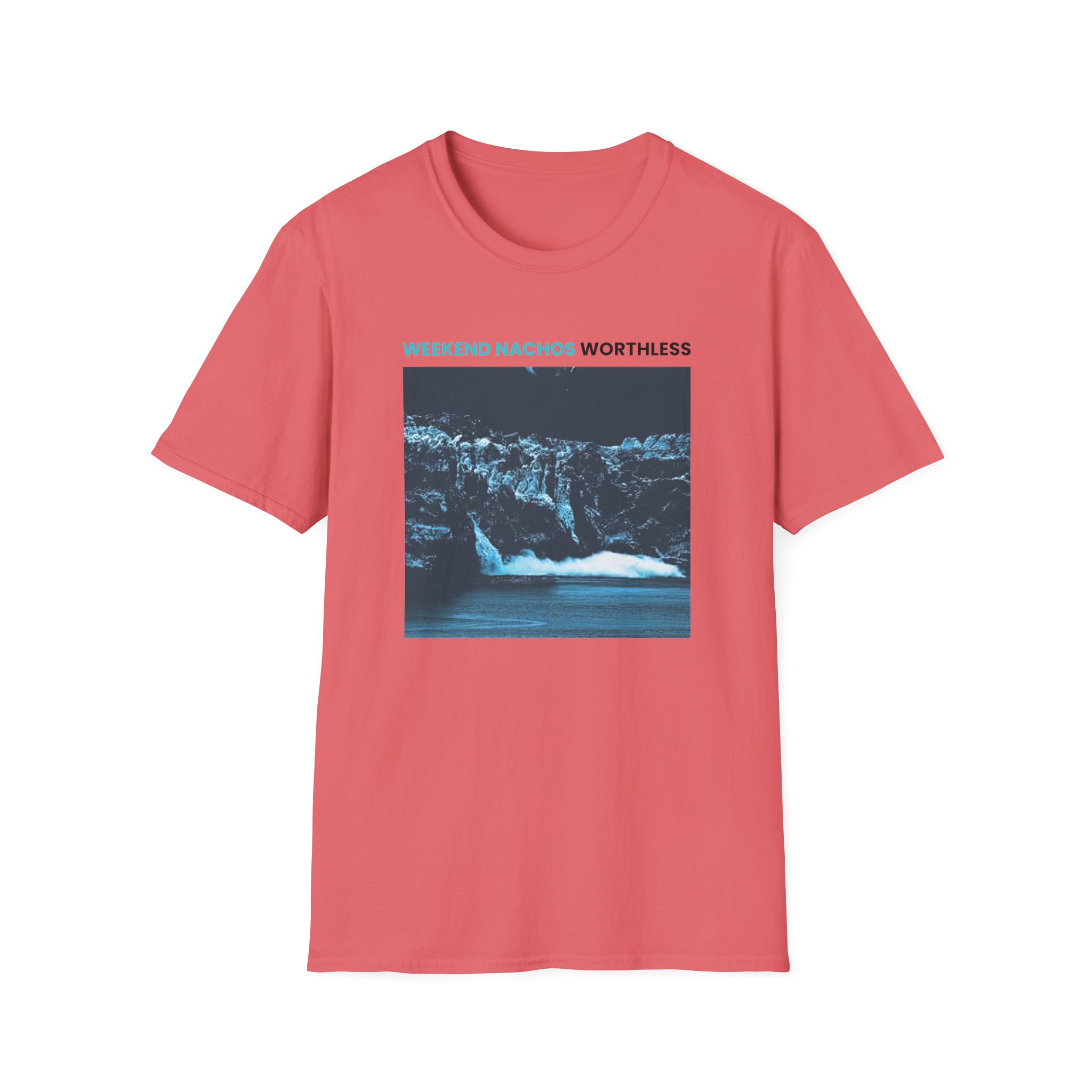 Weekend Nachos Worthless Unisex Softstyle T-Shirt - Image 3