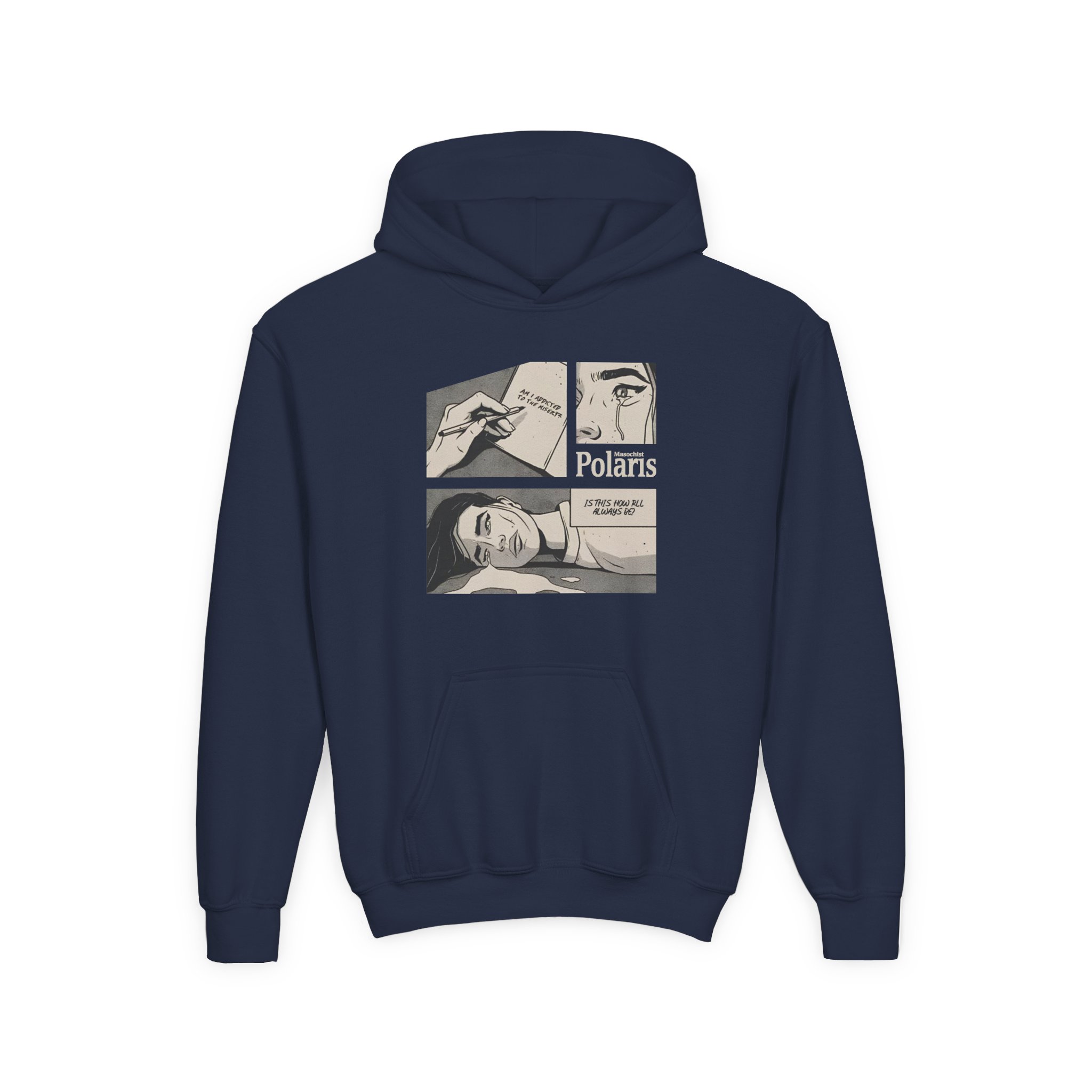 Polaris Comic Youth Heavy Blend Hooded Sweatshirt - Image 3