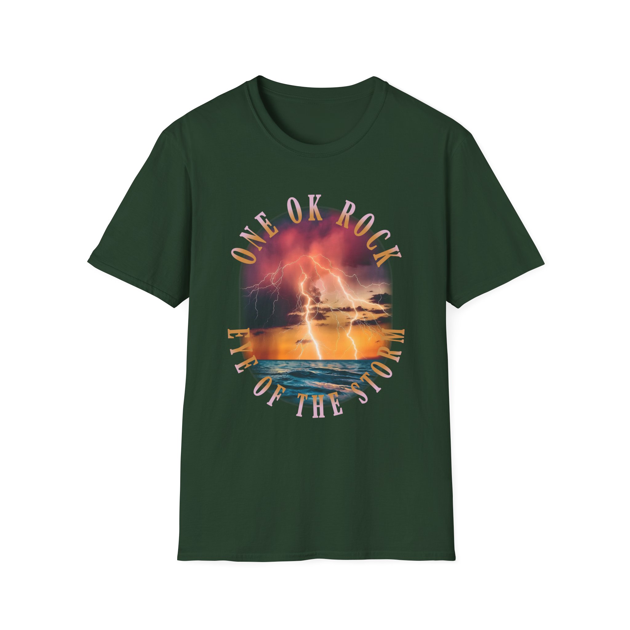One Ok Rock Vintage Storm Unisex Softstyle T-shirt - Image 5