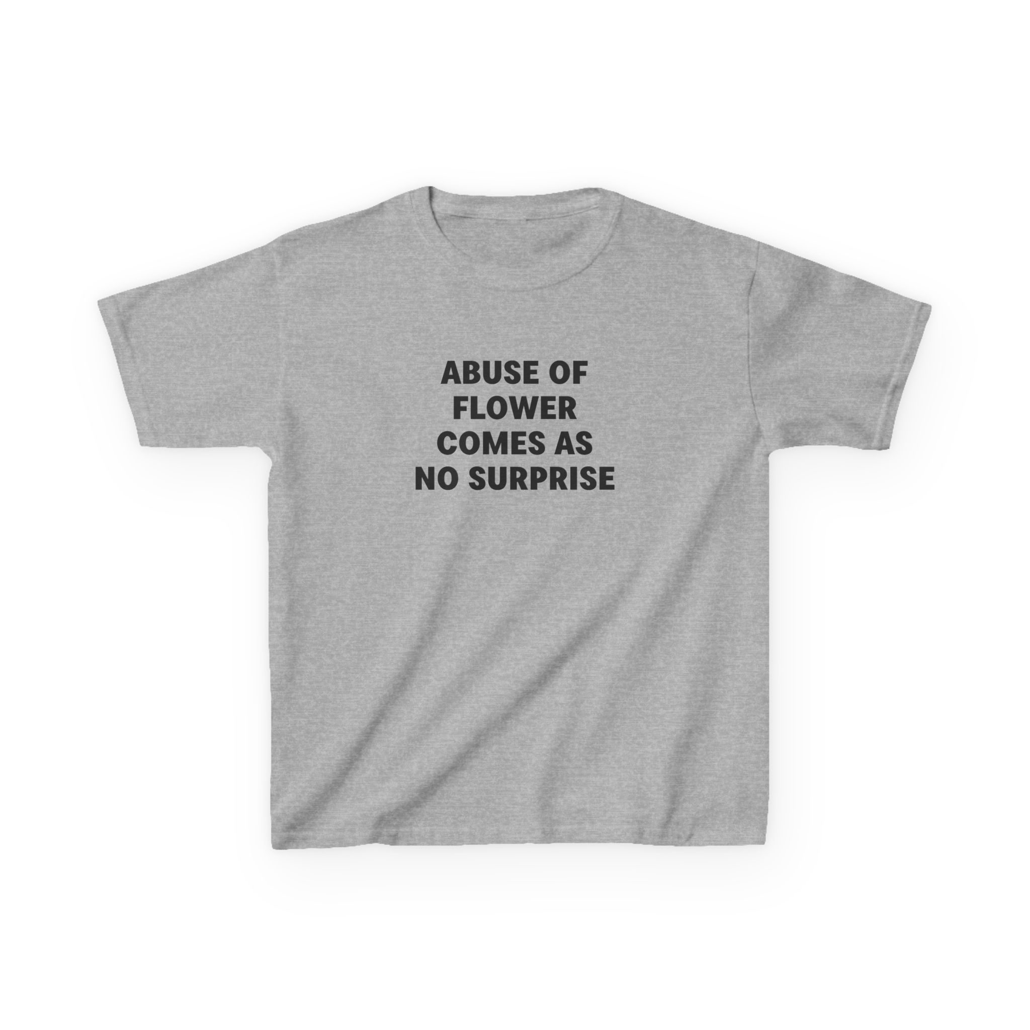 Jenny Holzer Abuse of Flower Comes as No Surprise Kids Heavy Cotton™ Tee - Image 7