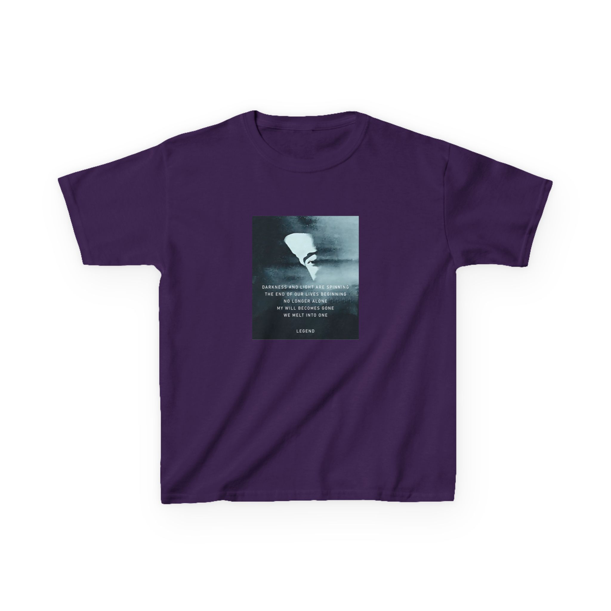 Kids John Legend Darkness Lyrics Heavy Cotton™ Tee - Image 11