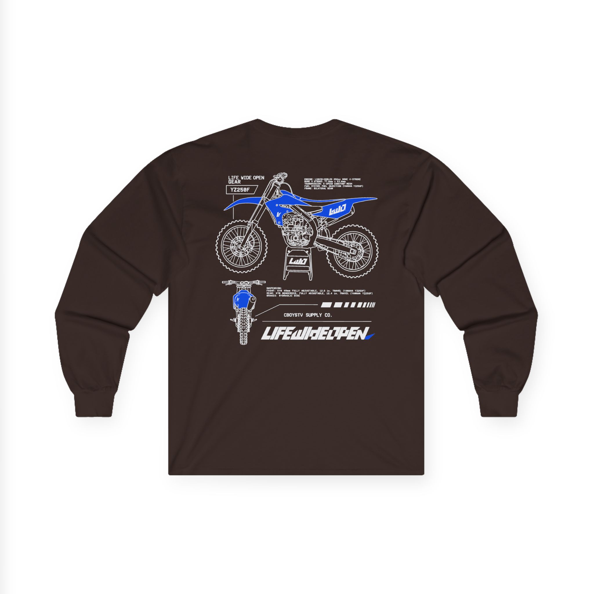 Cboystv Yamaha Spec Unisex Ultra Cotton Long Sleeve Tee - Image 6