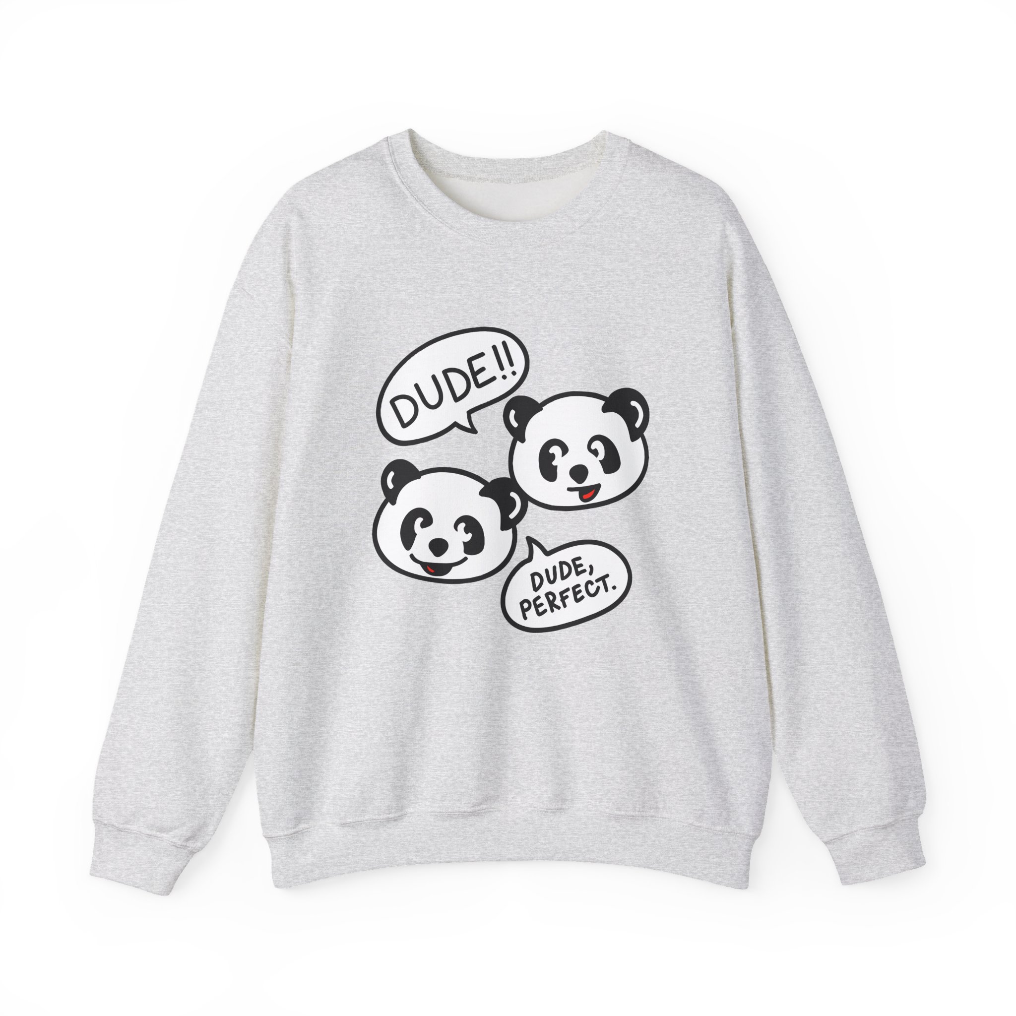 Dude Perfect Panda Comic Unisex Heavy Blend™ Crewneck Sweatshirt