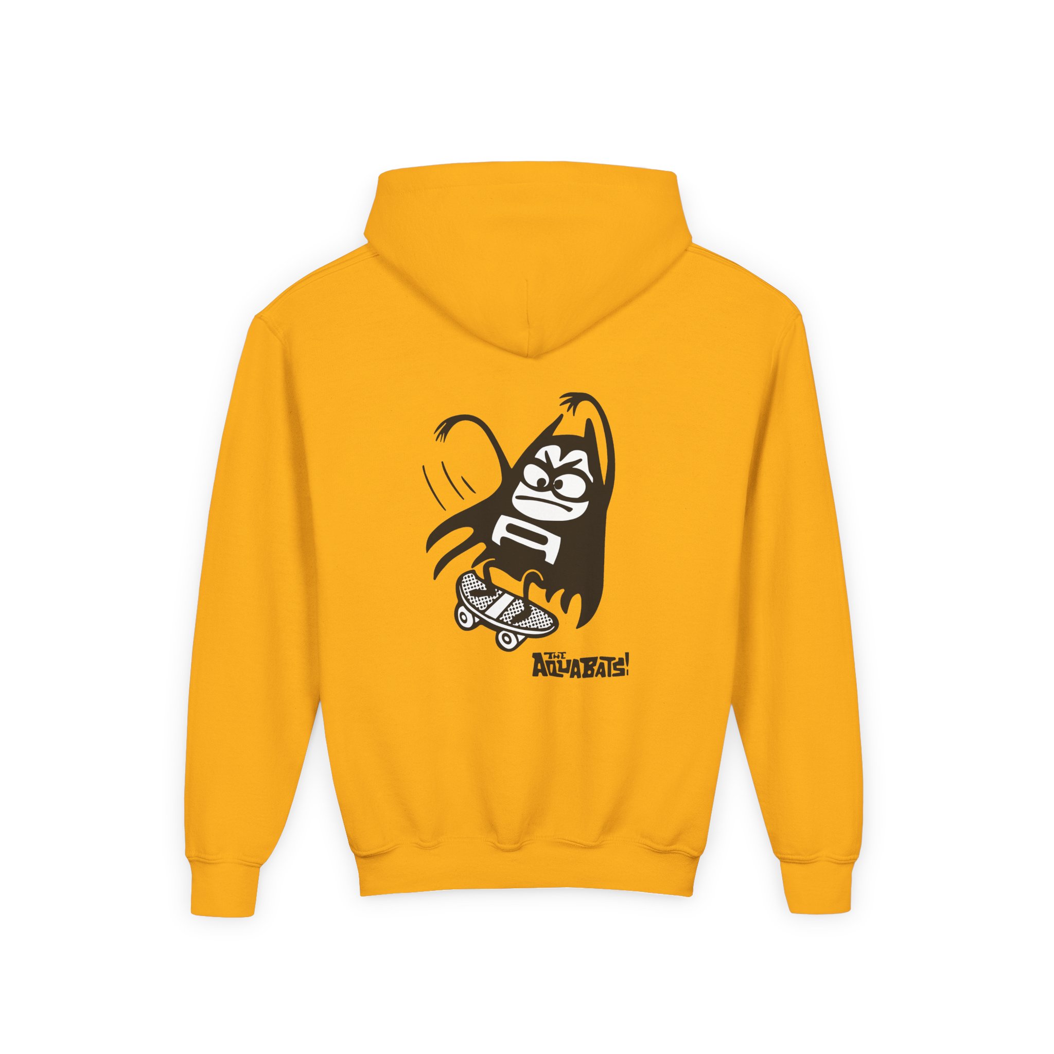 The Aquabats Lil Bat Skateboard Youth Heavy Blend Hooded Sweatshirt - Image 6