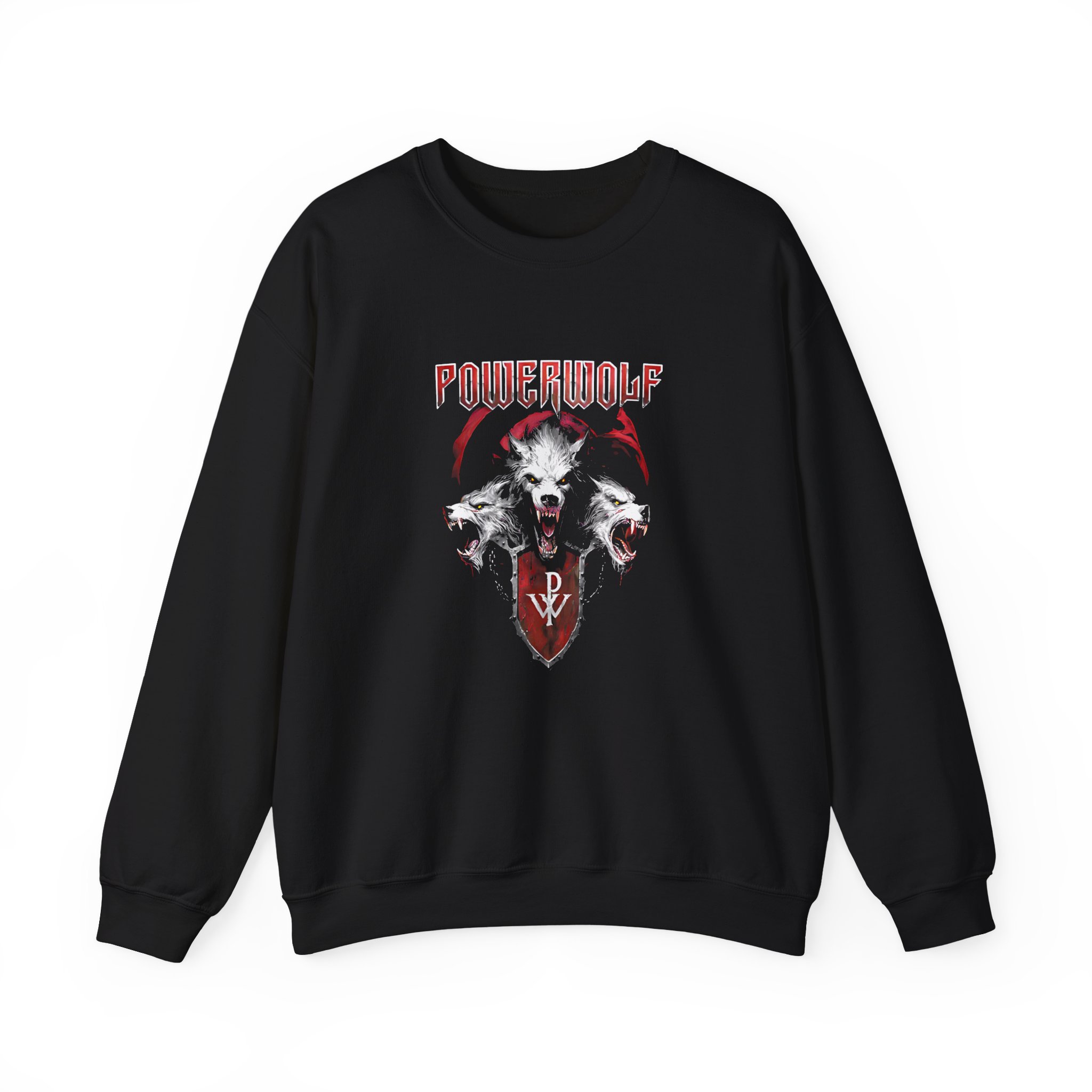 Powerwolf Triple Wolf Unisex Heavy Blend™ Crewneck Sweatshirt