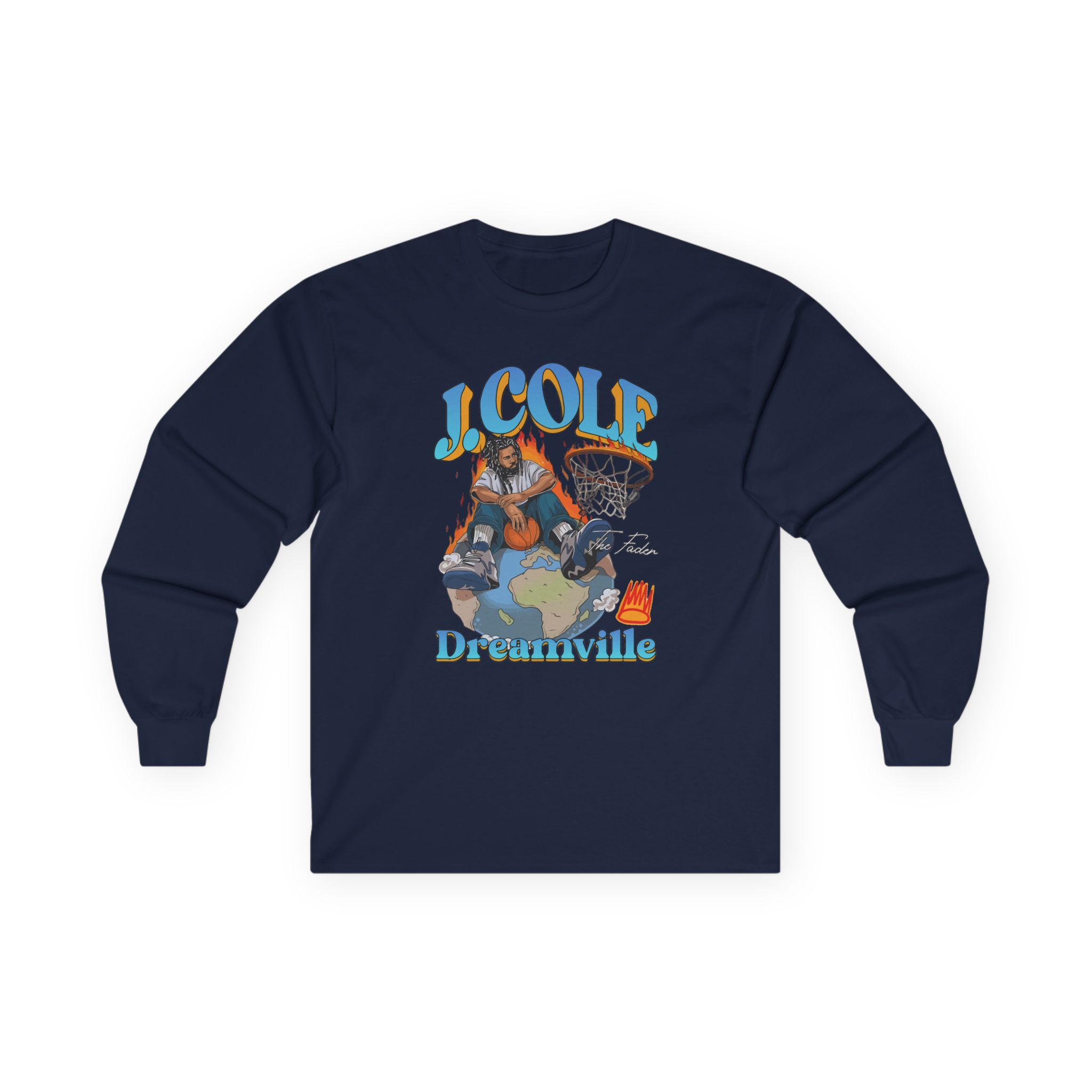 J Cole "Dreamville World" Unisex Ultra Cotton Long Sleeve Tee - Image 13