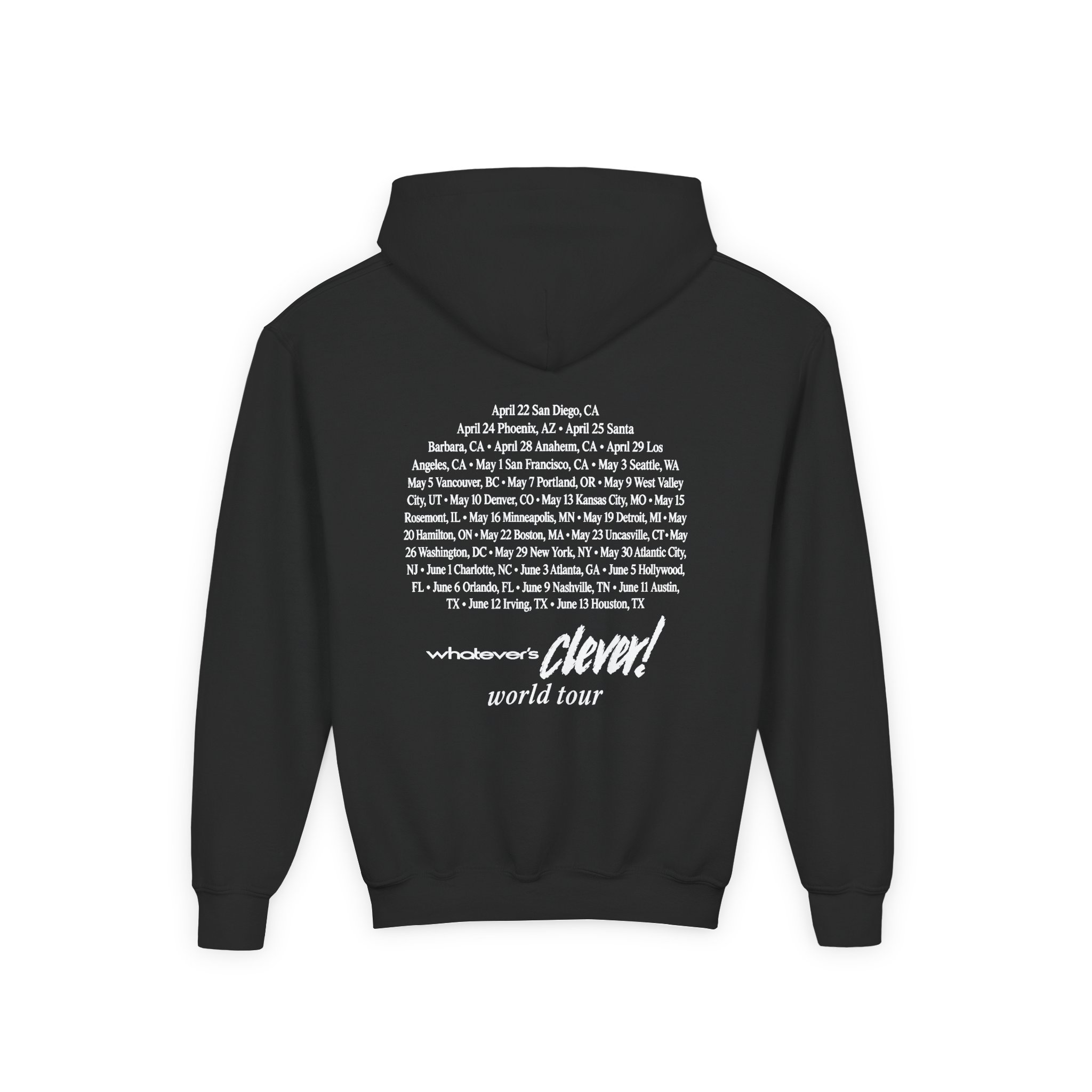 Charlie Puth Charlie Puth 2026 Tour Youth Heavy Blend Hooded Sweatshirt - Image 2