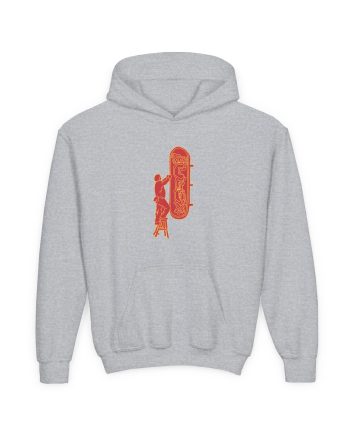 Djo The Crux Sign Youth Heavy Blend Hooded Sweatshirt