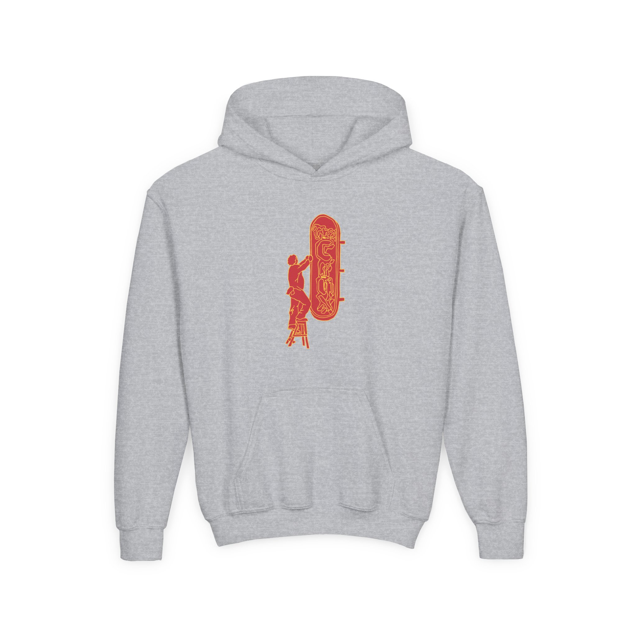 Djo The Crux Sign Youth Heavy Blend Hooded Sweatshirt