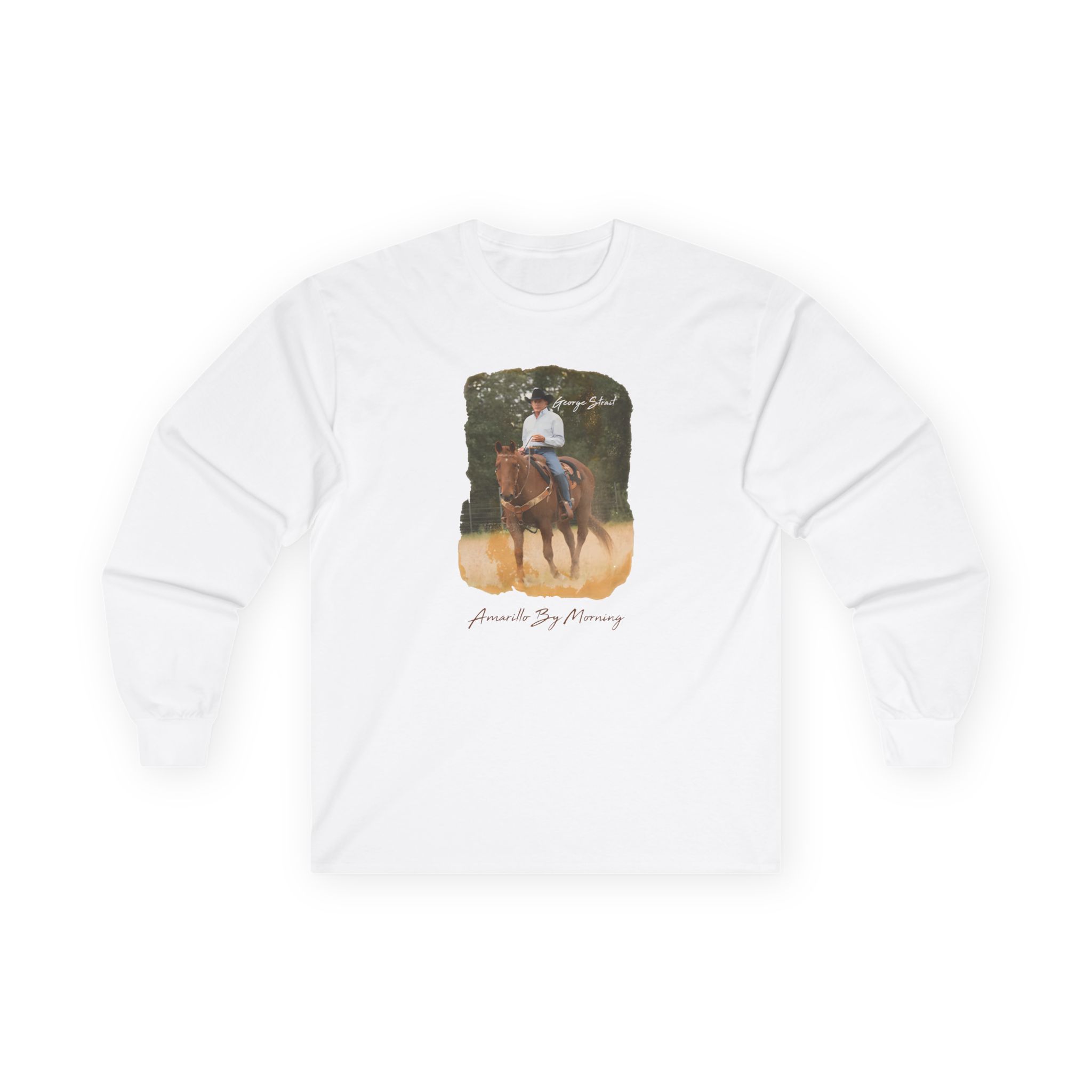 George Strait Amarillo by Morning Unisex Ultra Cotton Long Sleeve Tee