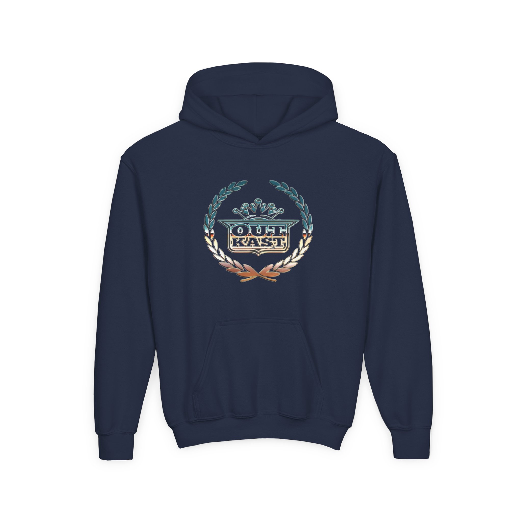 Youth Outkast Hood Ornament Heavy Blend Hooded Sweatshirt - Image 5