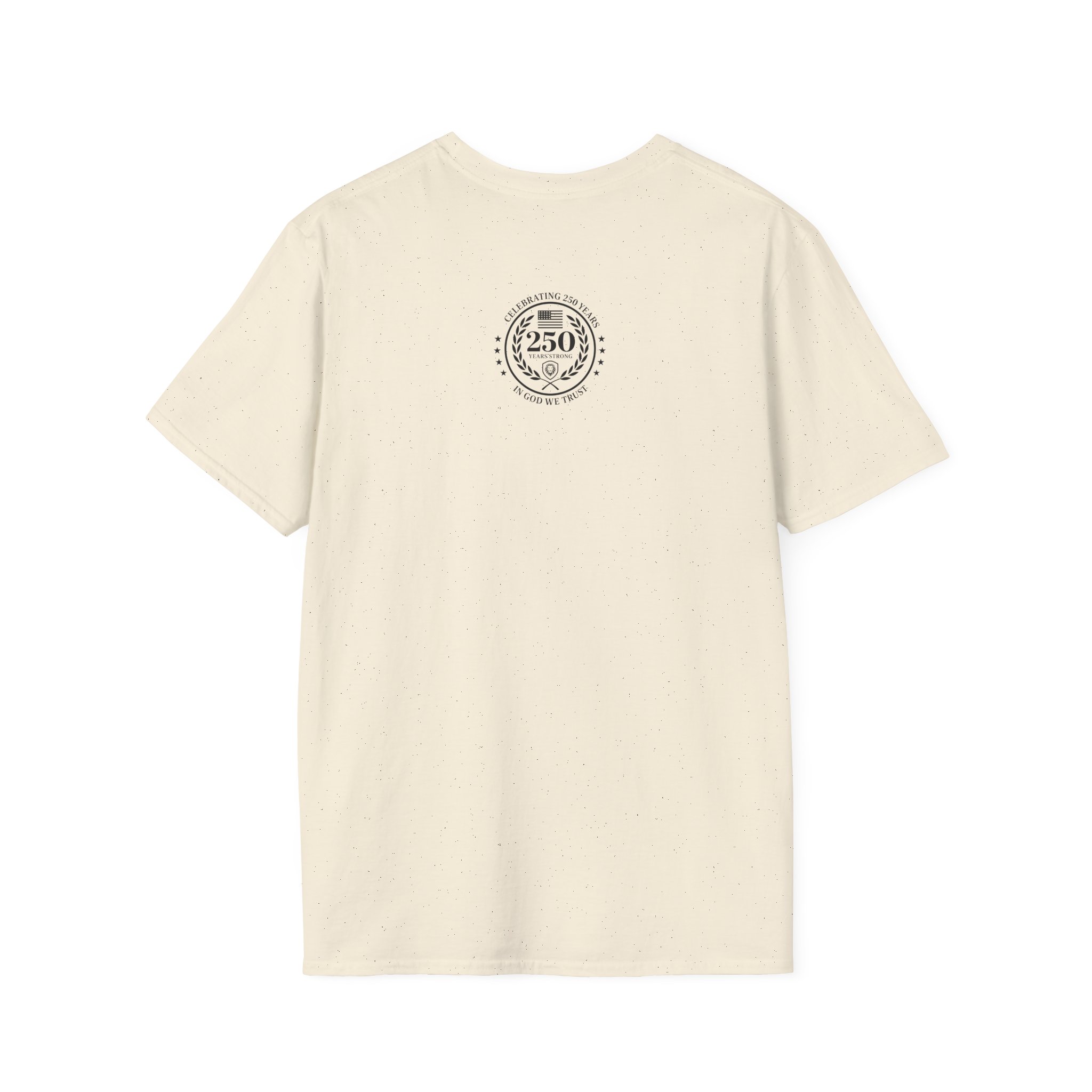 Valuetainment 250 Years No Kings Unisex Softstyle T-Shirt - Image 8