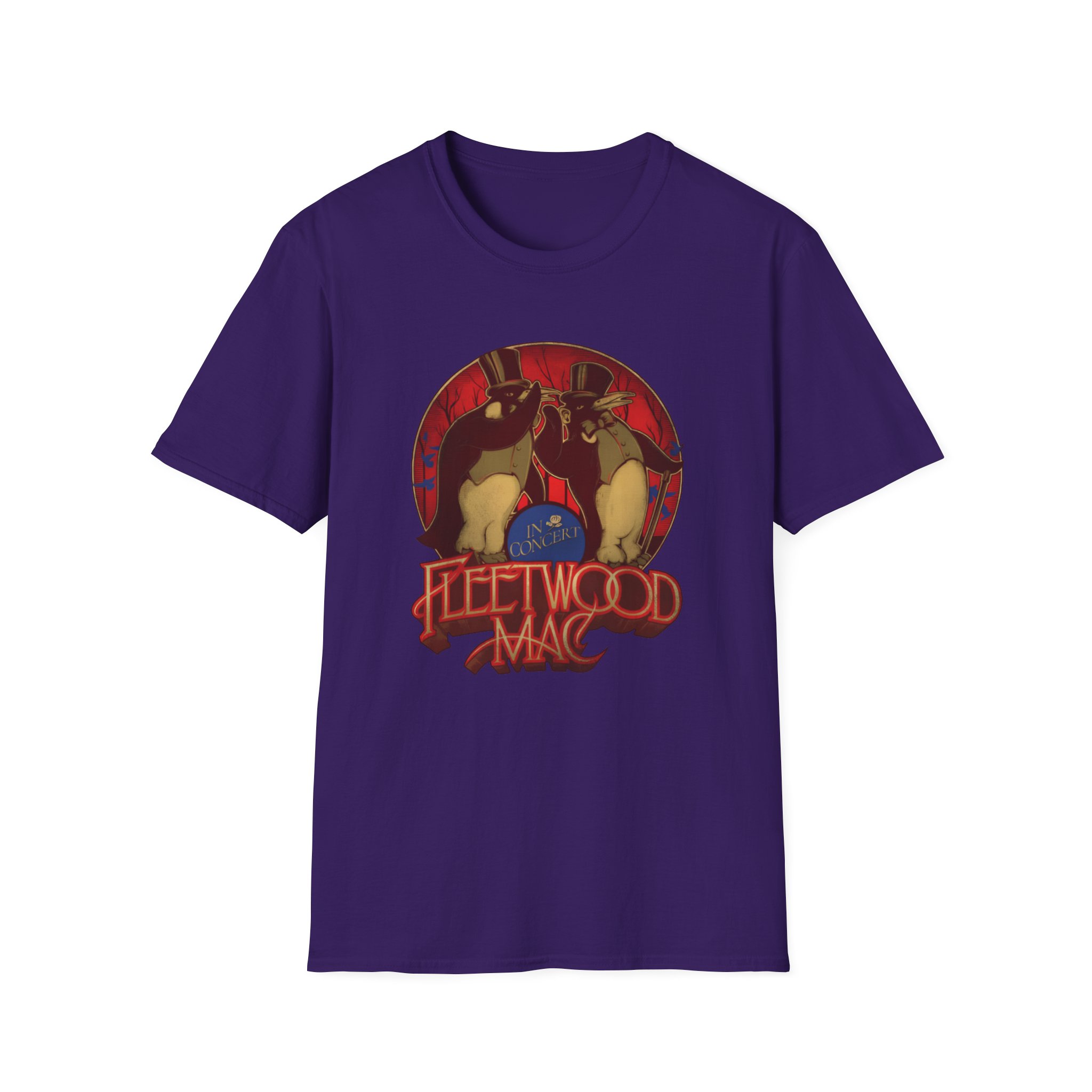 Fleetwood Mac Penguin Unisex Softstyle T-Shirt - Image 19