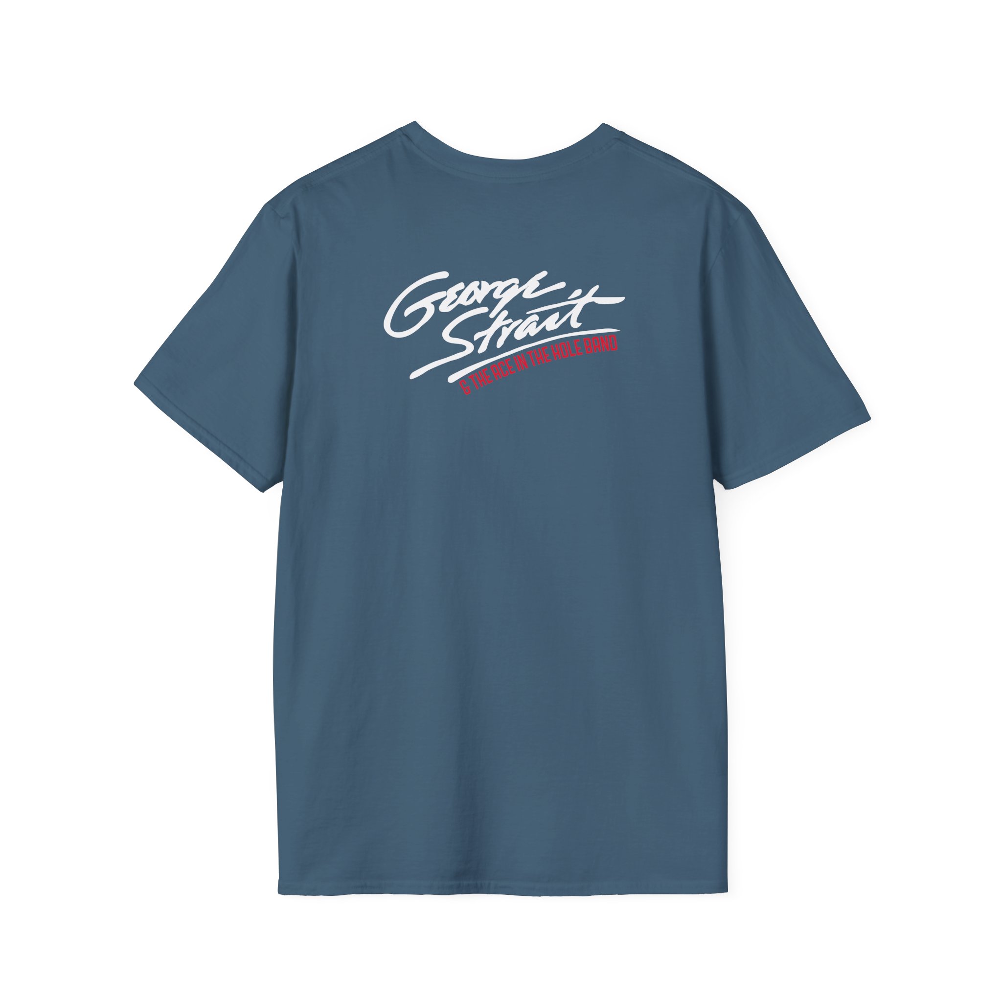 George Strait Satin Unisex Softstyle T-Shirt - Image 10