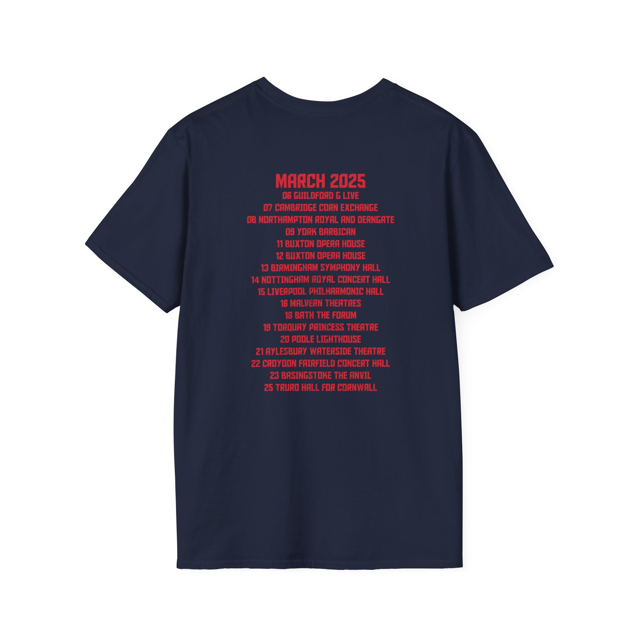 Levellers 2025 March We the Collective Tour Unisex Softstyle T-Shirt - Image 14