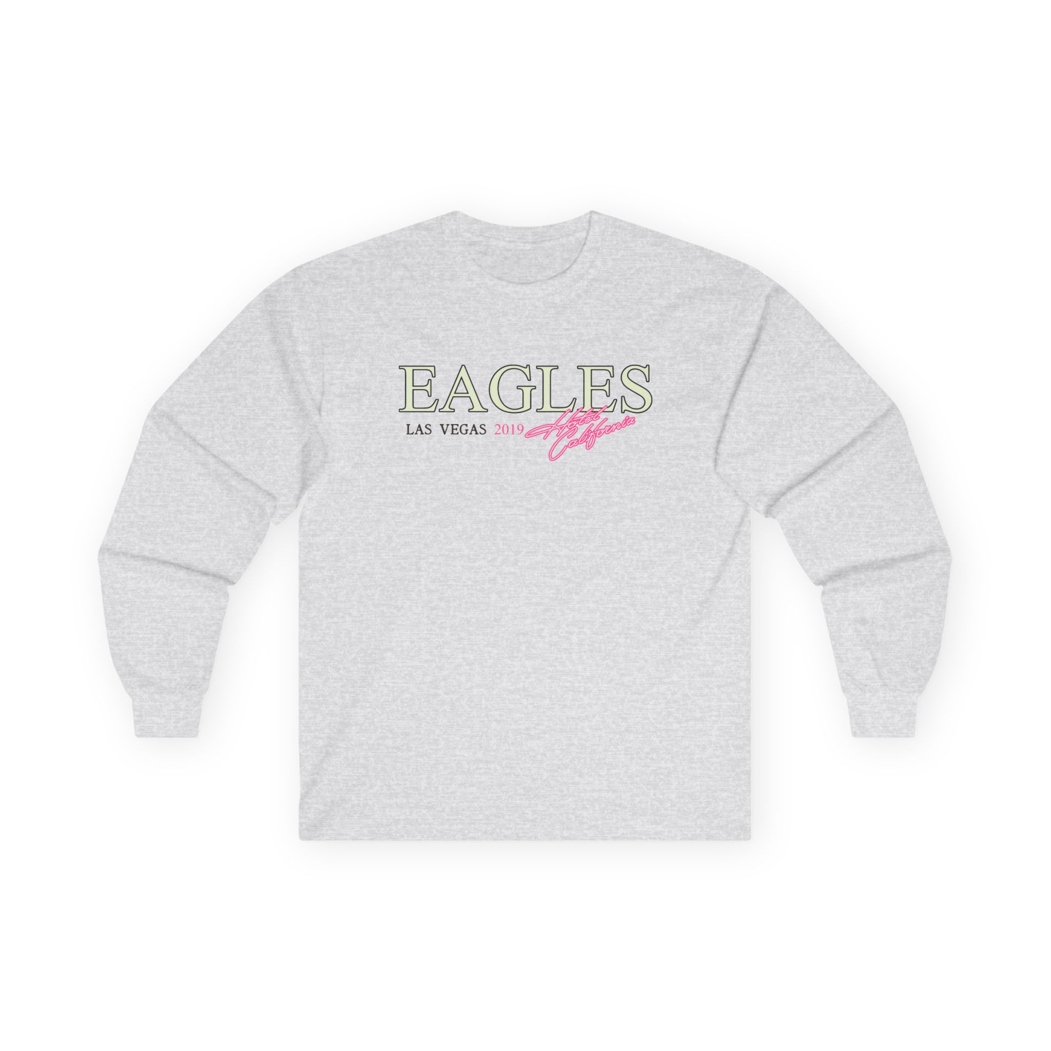 The Eagles Hotel California Las Vegas 2019 Unisex Ultra Cotton Long Sleeve Tee - Image 3