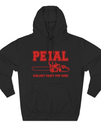AG petal chainsaw Three-Panel Fleece Hoodie
