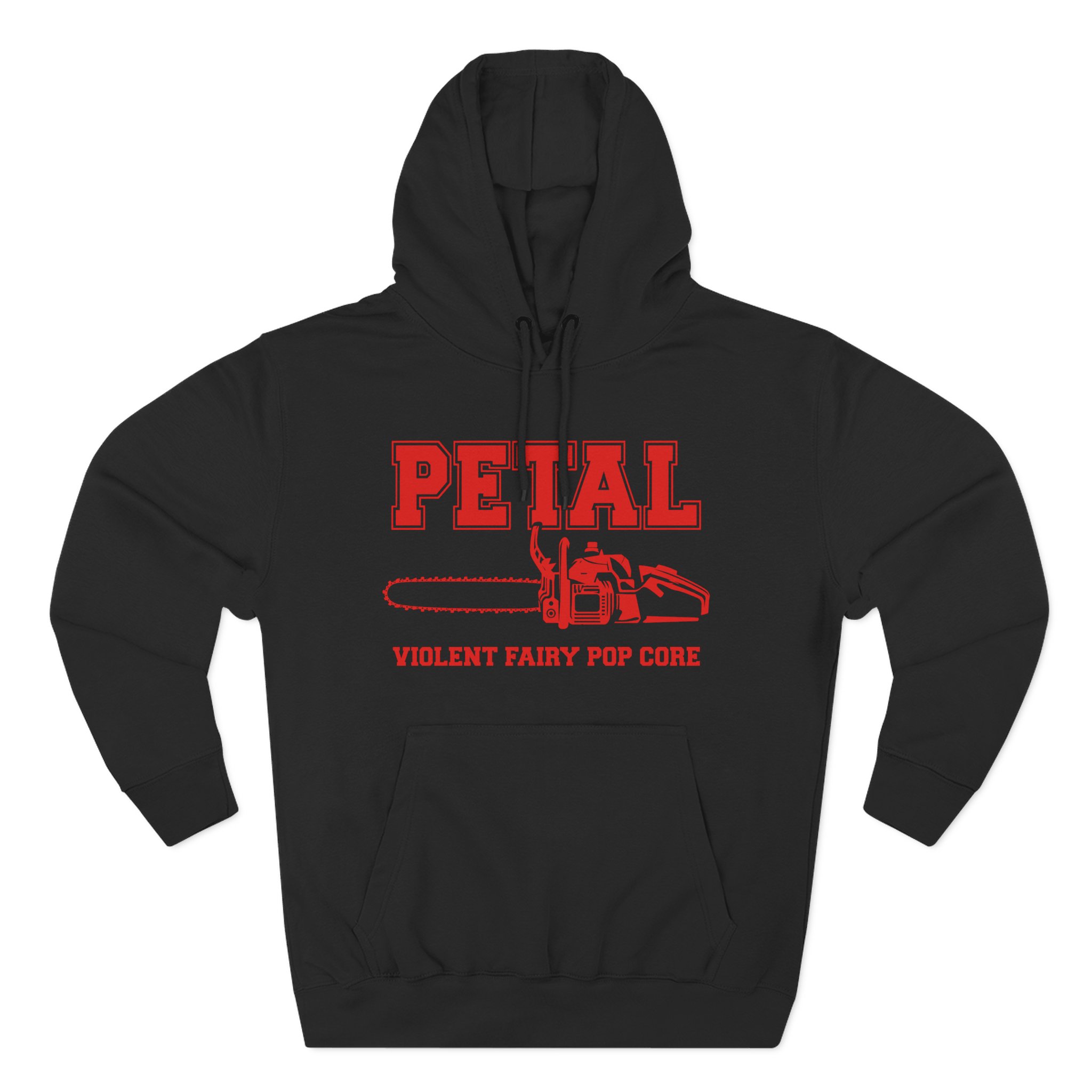 AG petal chainsaw Three-Panel Fleece Hoodie