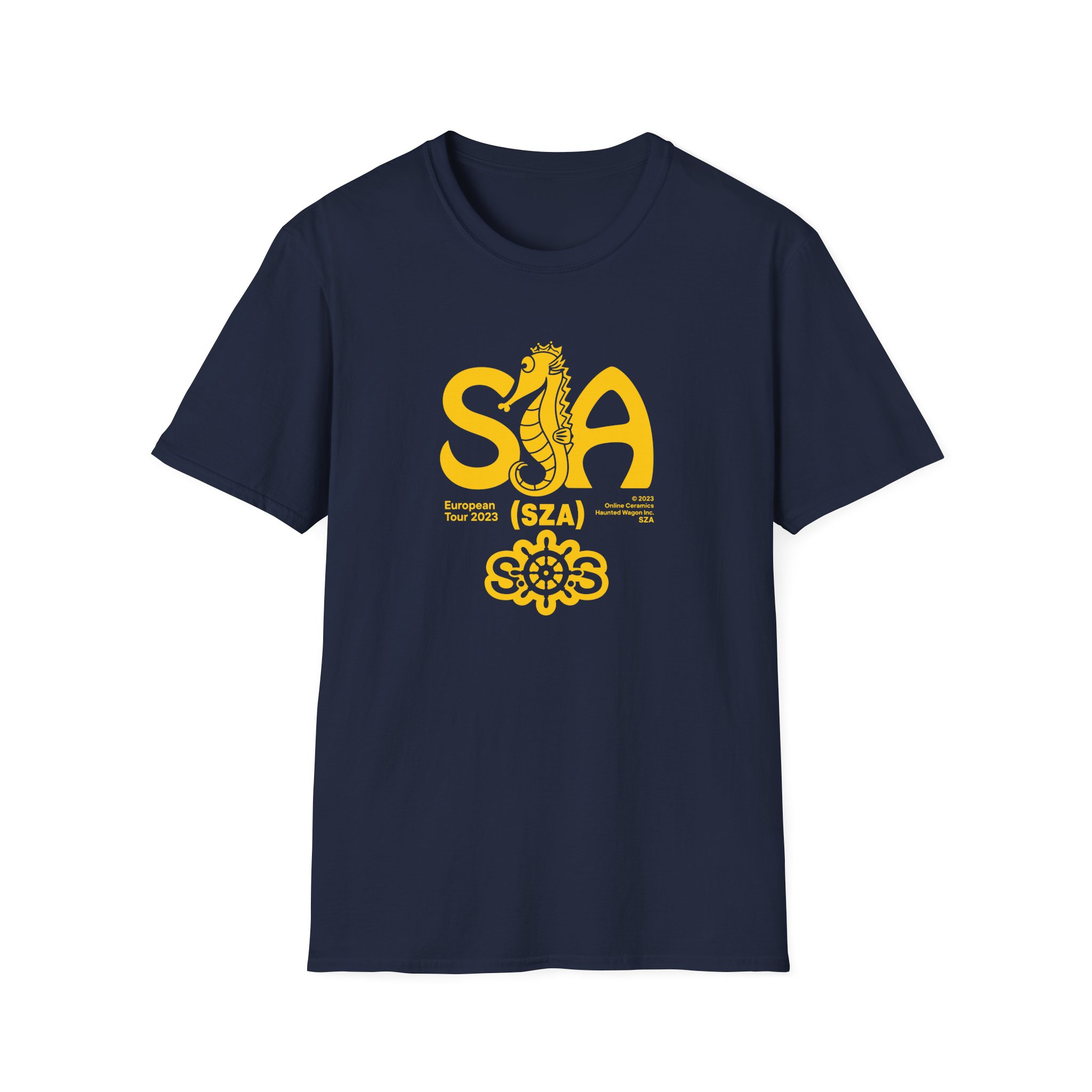 Sza Sos Seahouse Tour Unisex Softstyle T-Shirt - Image 15
