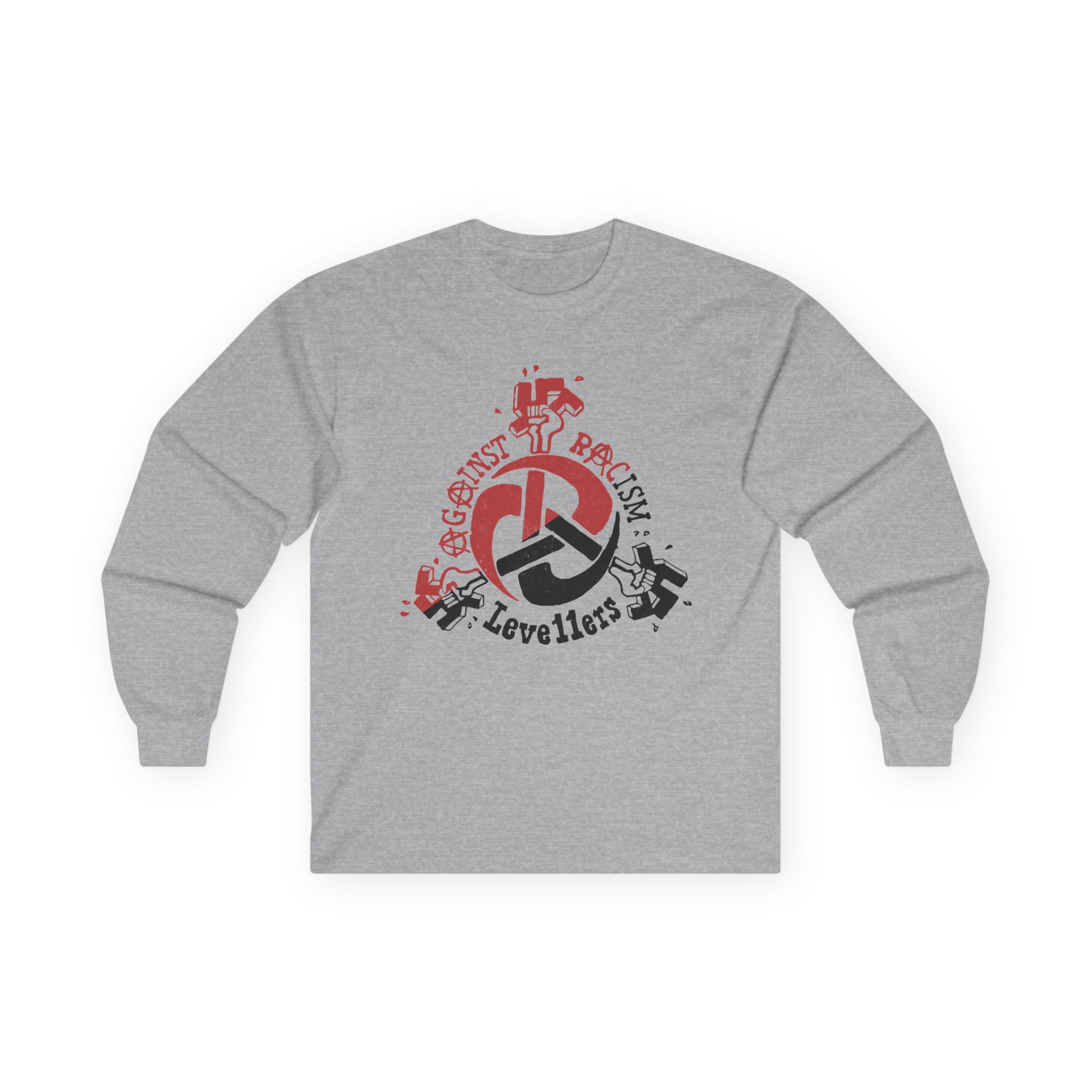 Levellers Against Racism Unisex Ultra Cotton Long Sleeve Tee - Image 7