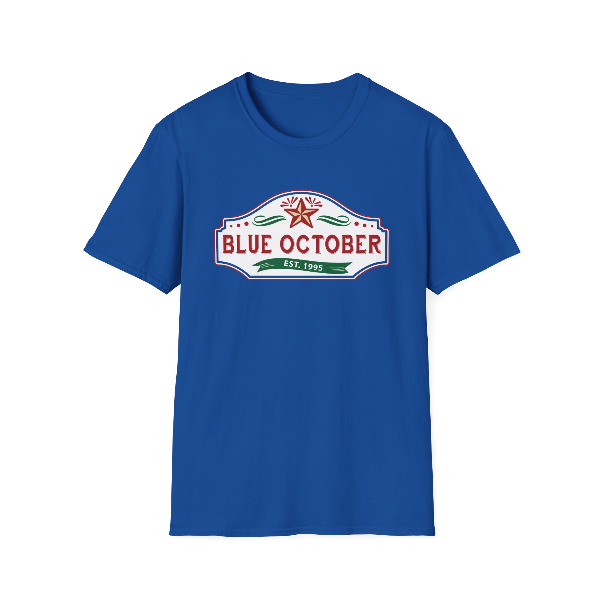 Blue October Est 1995 Unisex Softstyle T-Shirt - Image 11