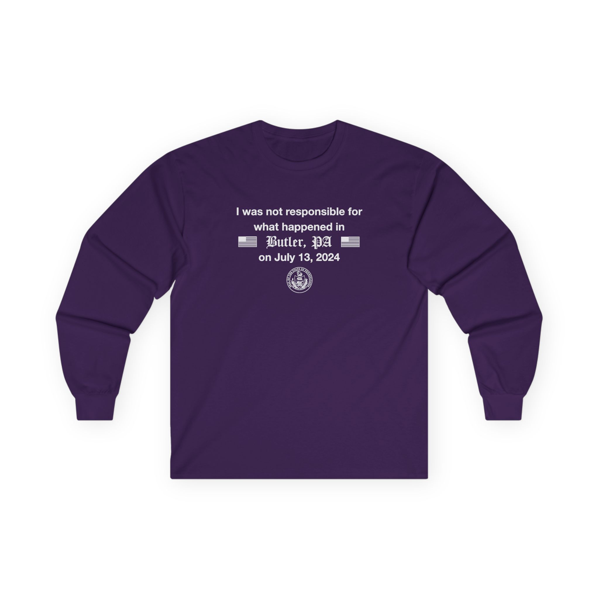 Jschlatt the Presidential Mishap Unisex Ultra Cotton Long Sleeve Tee - Image 15