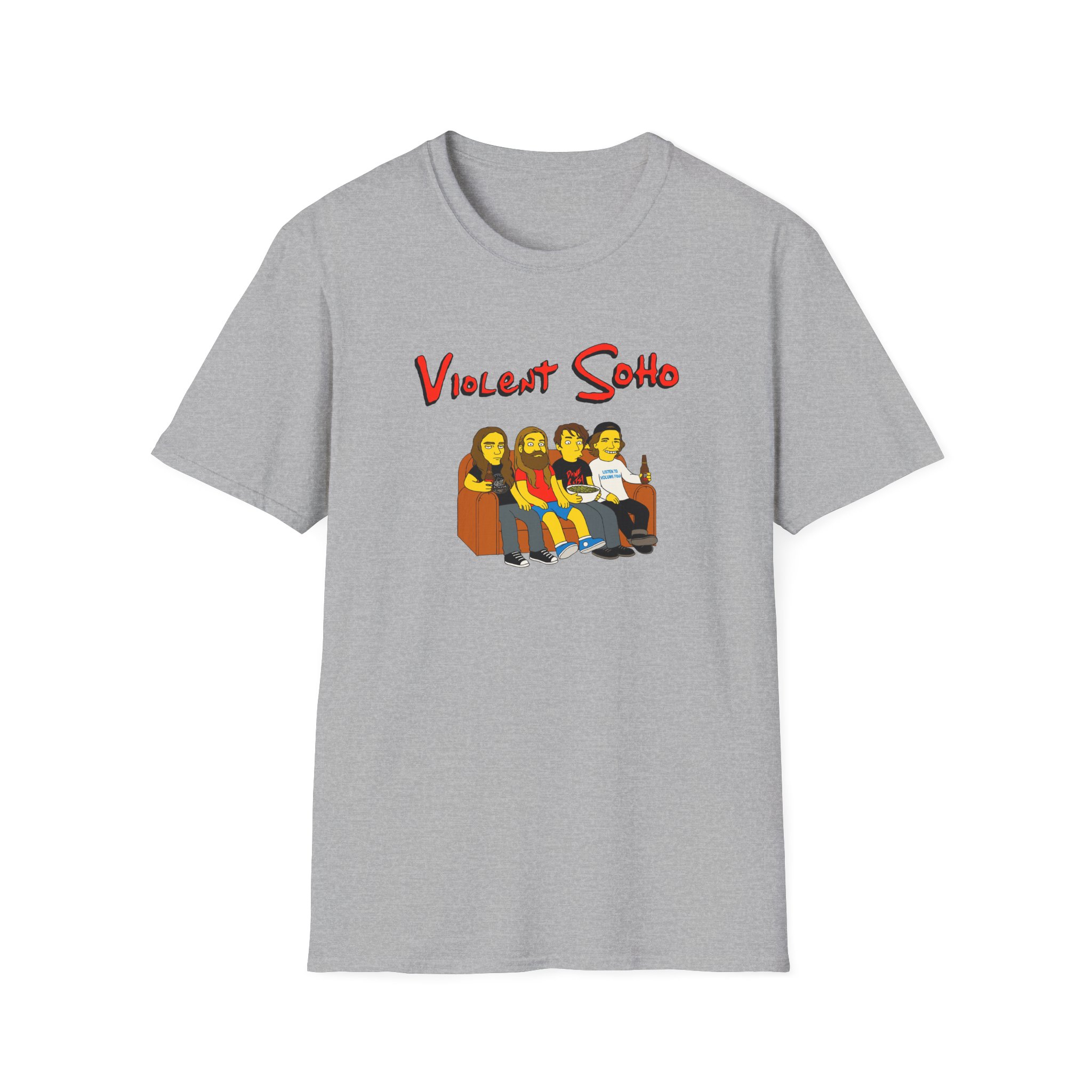 Violent Soho Springfield 4122 Unisex Softstyle T-Shirt - Image 7