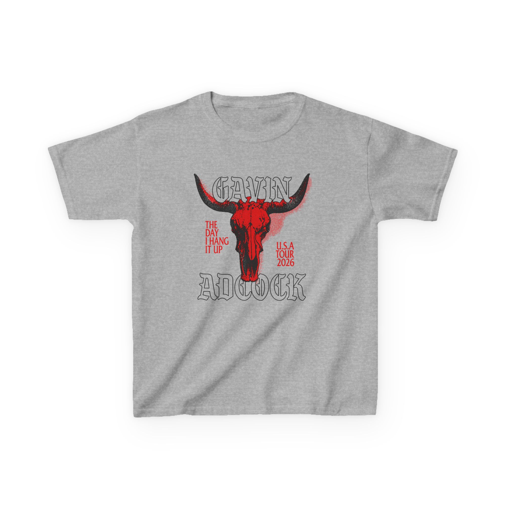 Gavin Adcock Ivory Steerhead Kids Heavy Cotton™ Tee - Image 5