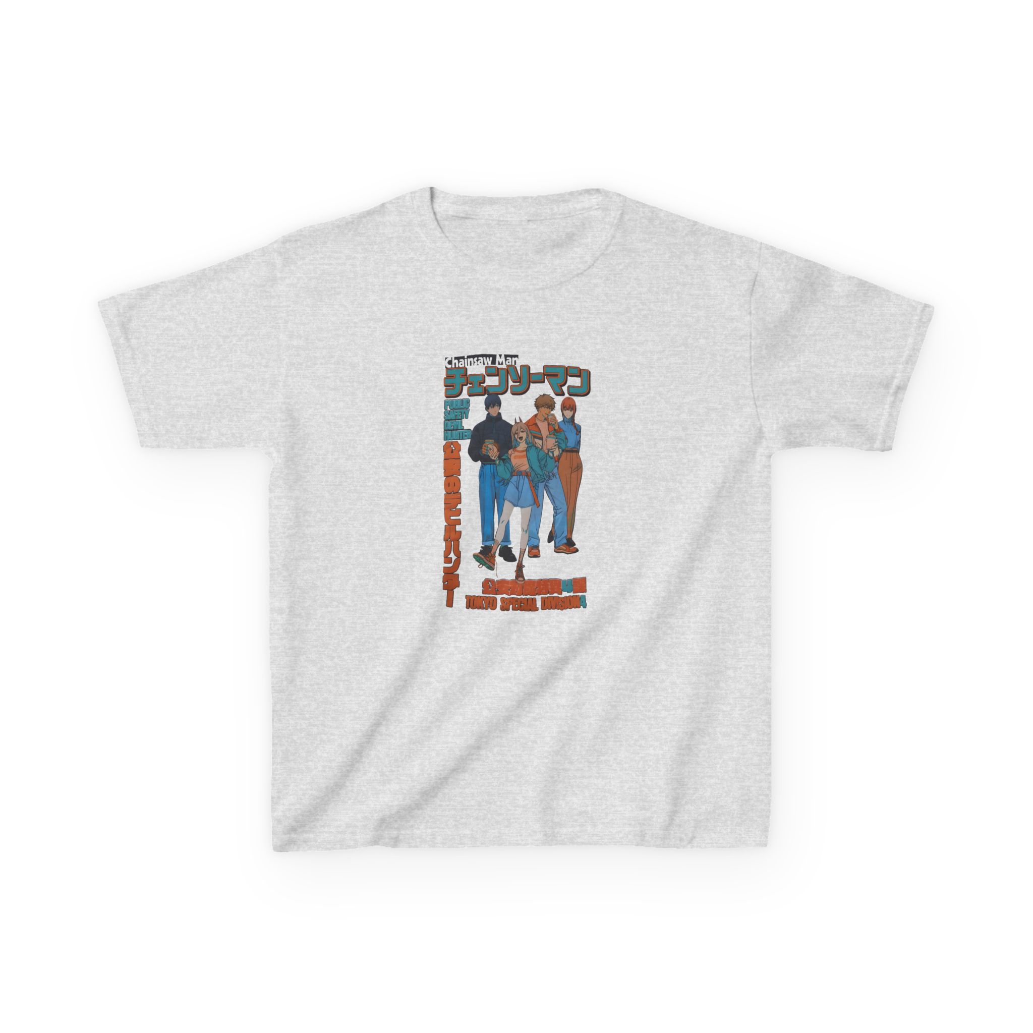 Chainsaw Man Group Kids Heavy Cotton™ Tee - Image 3