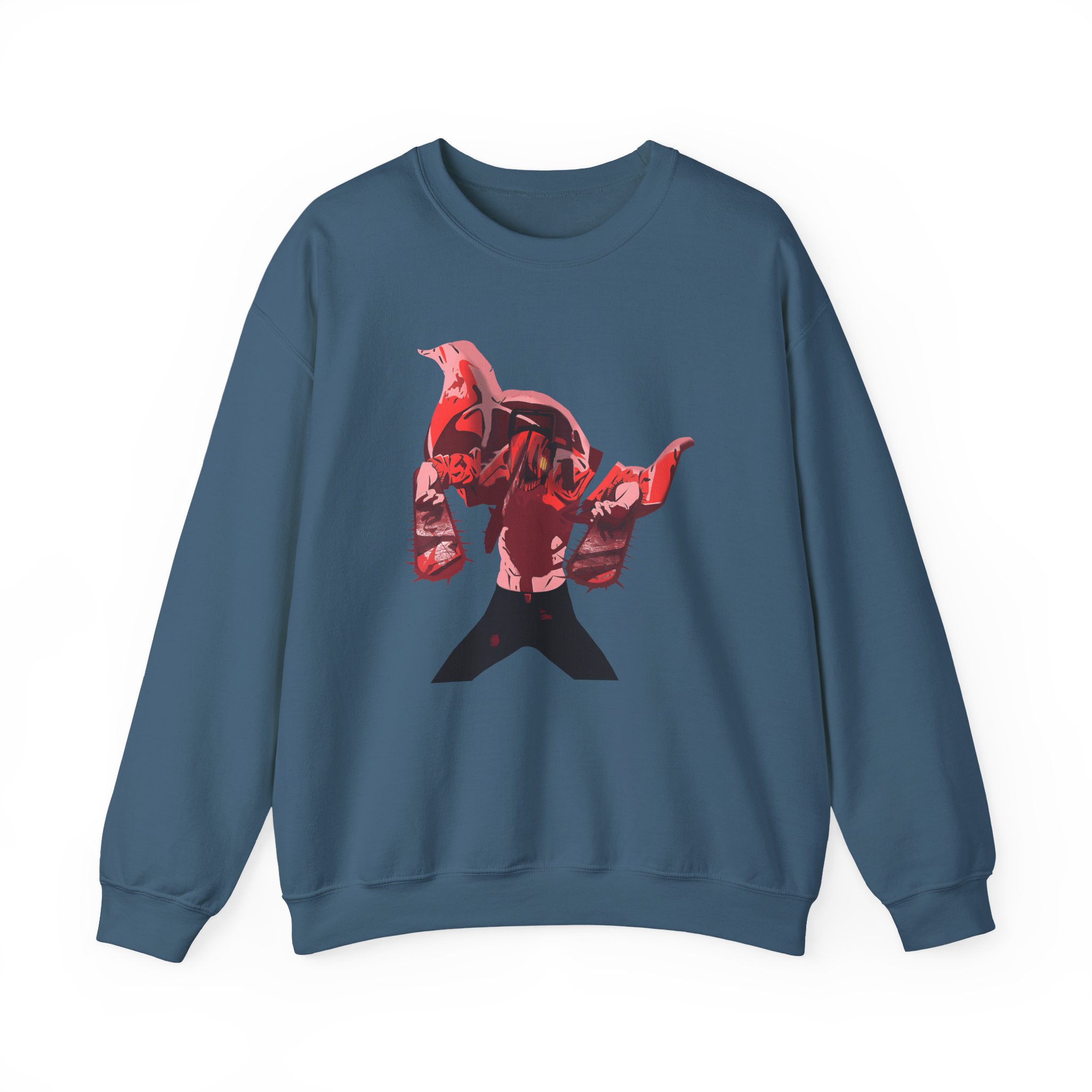 Chainsaw Man X Dim Mak Horror Unisex Heavy Blend™ Crewneck Sweatshirt - Image 7