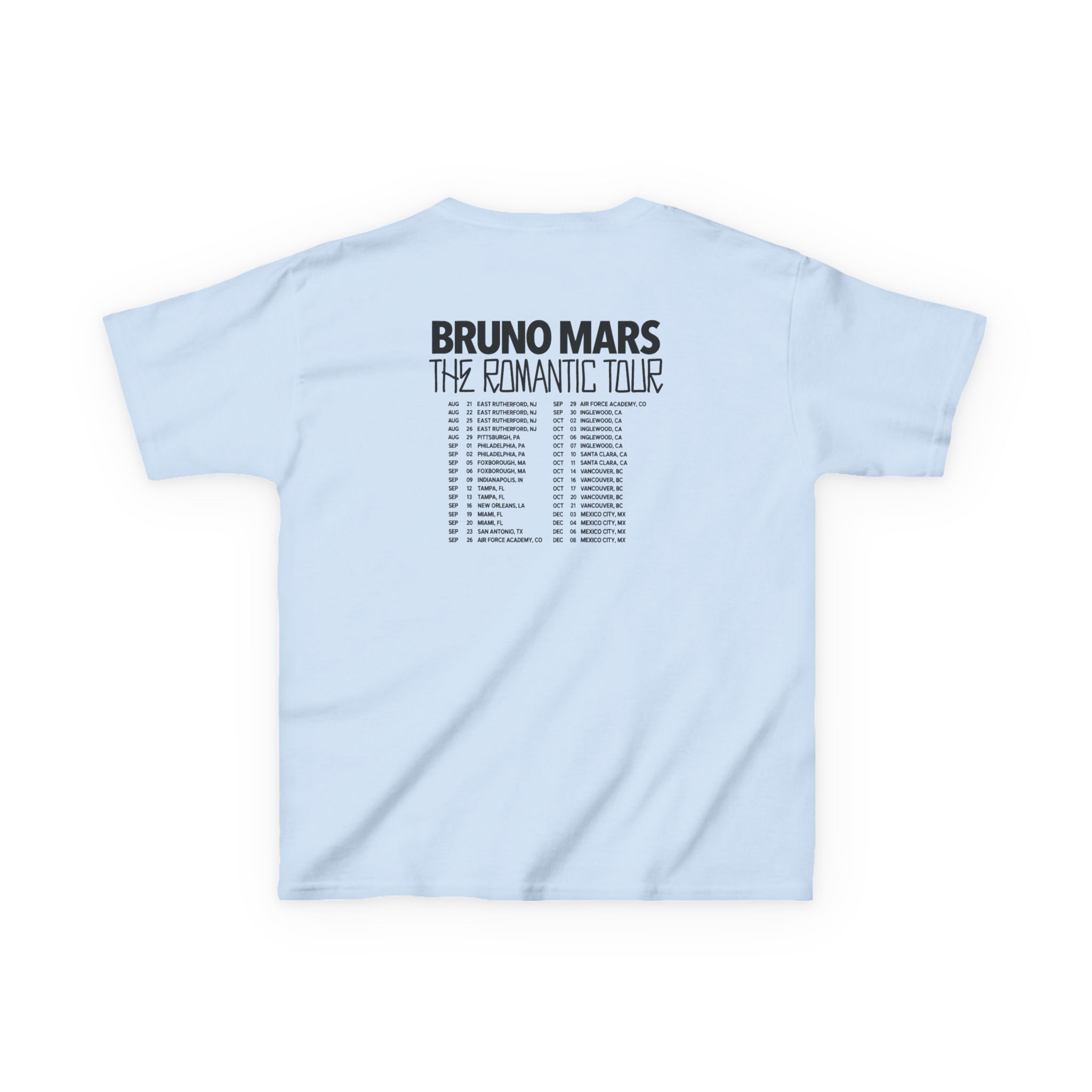 Kids Bruno Mars the Romantic Tour Heavy Cotton™ Tee - Image 10