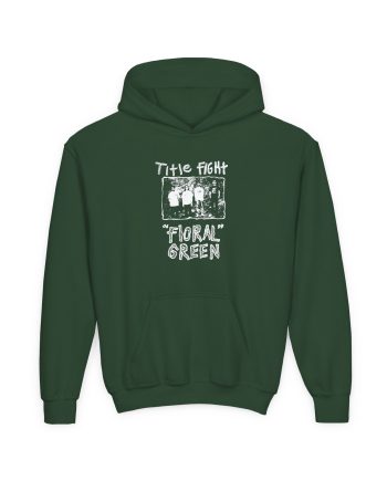 Cold Cuts Title Fight Floral Green Promo Youth Heavy Blend Hooded Sweatshirt
